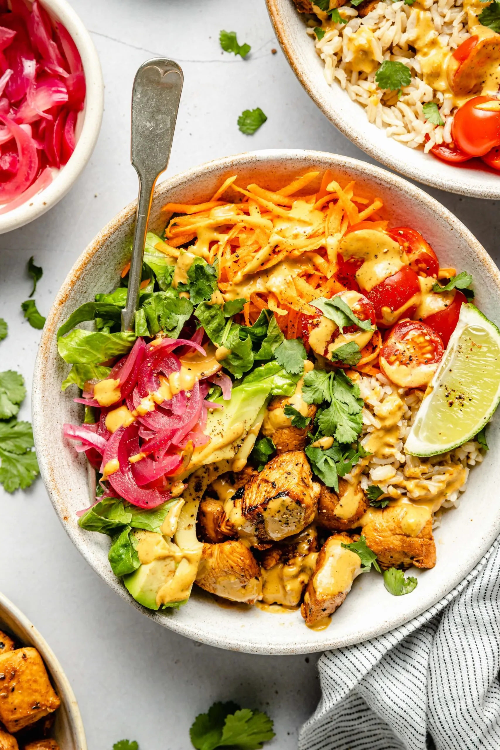 Honey Chipotle Chicken Bowls