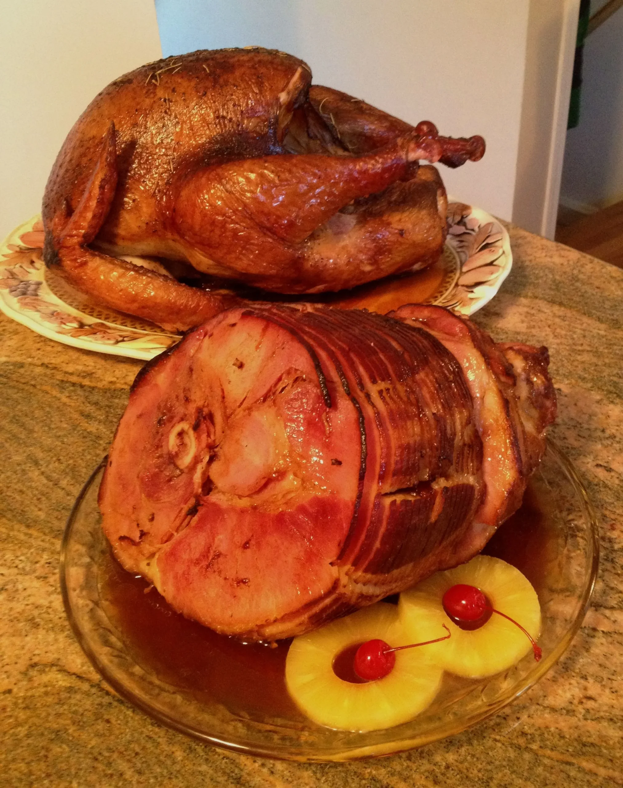 Honeybaked Ham and Turkey