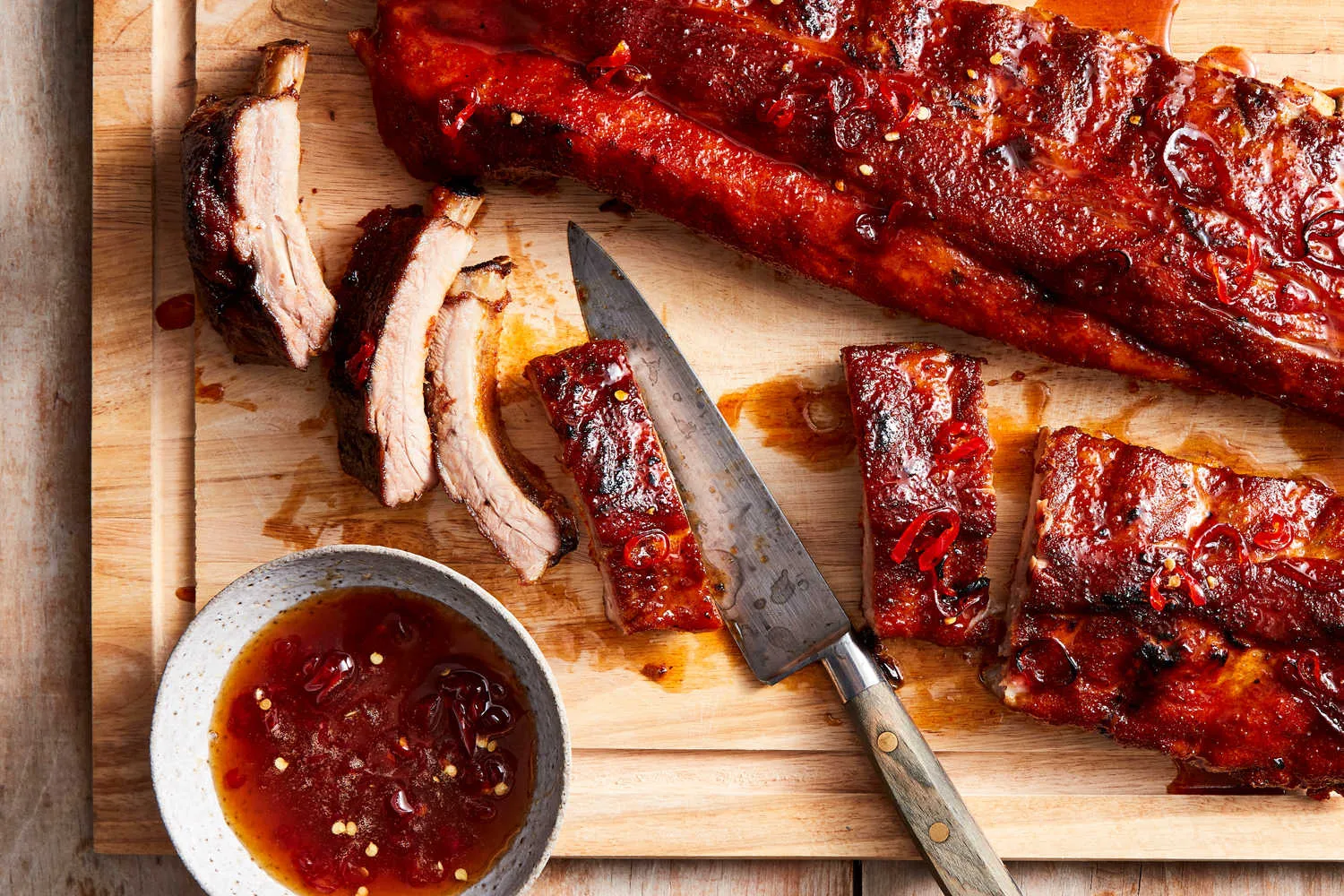Hot Honey Barbecue Ribs