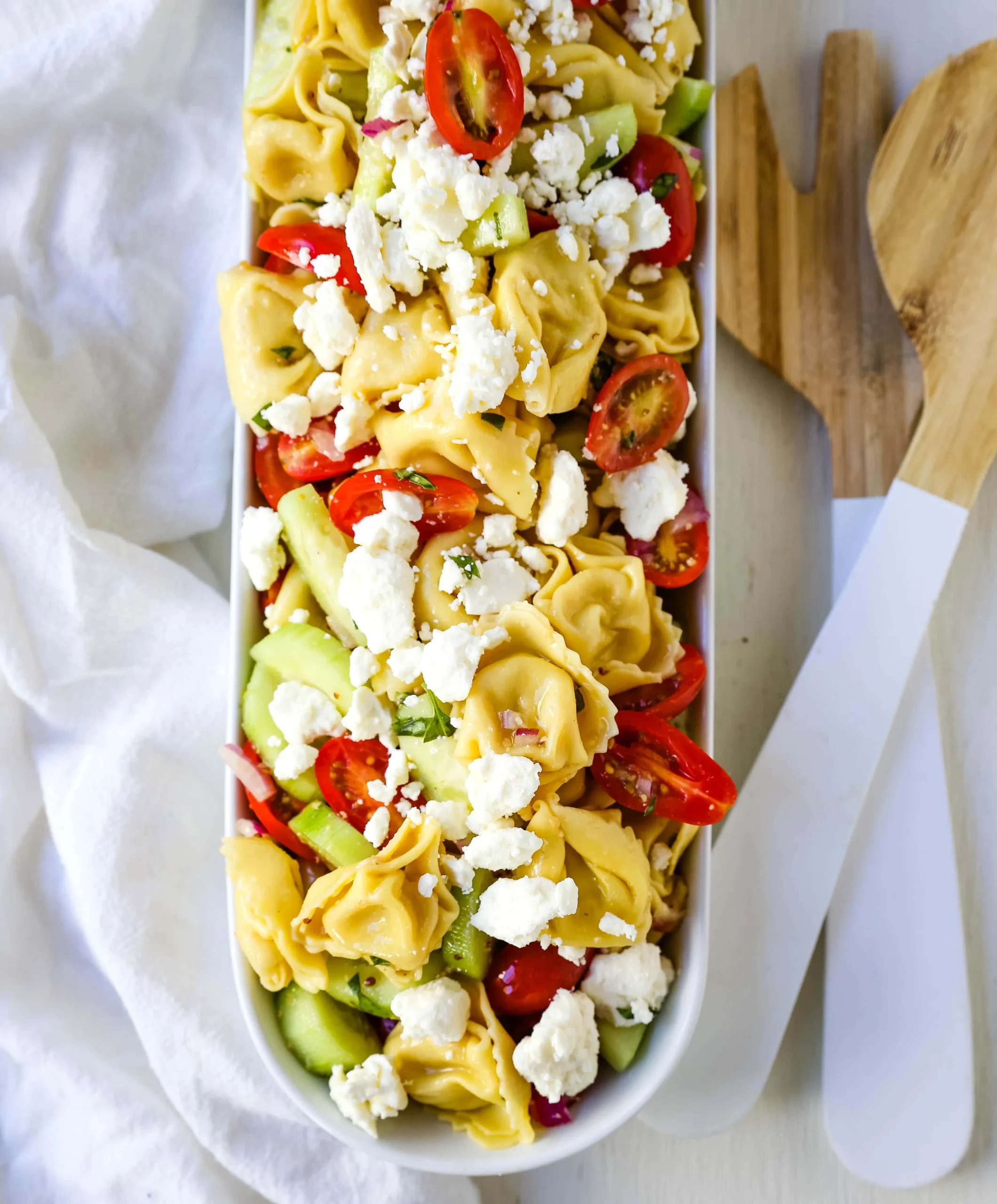 Hot Honey Tortellini Pasta Salad