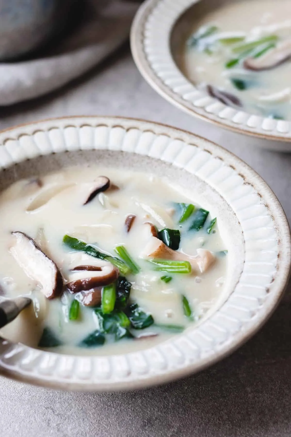 Hot and Tasty Shiitake Soup