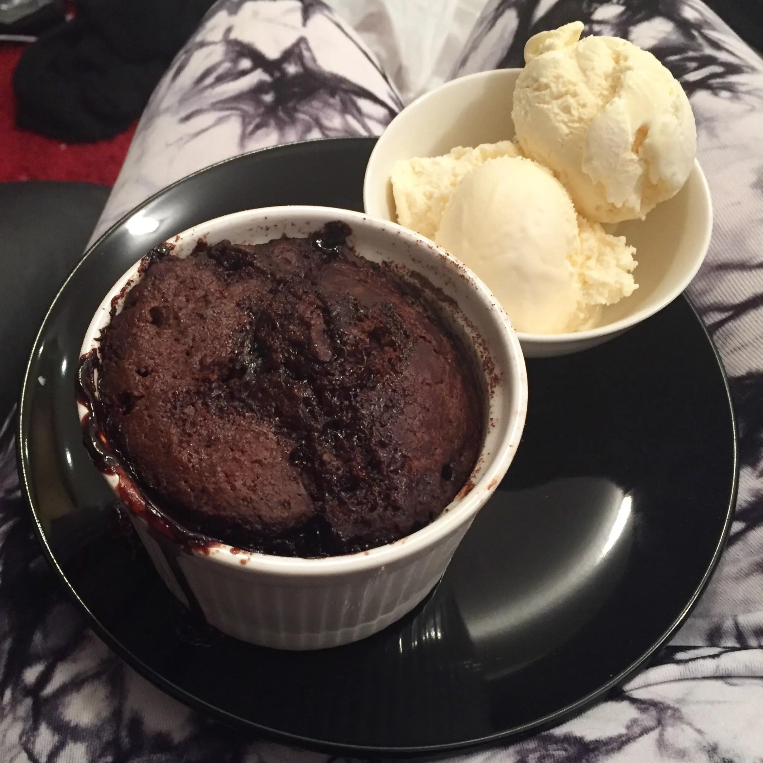 Individual Self Saucing Chocolate Puddings