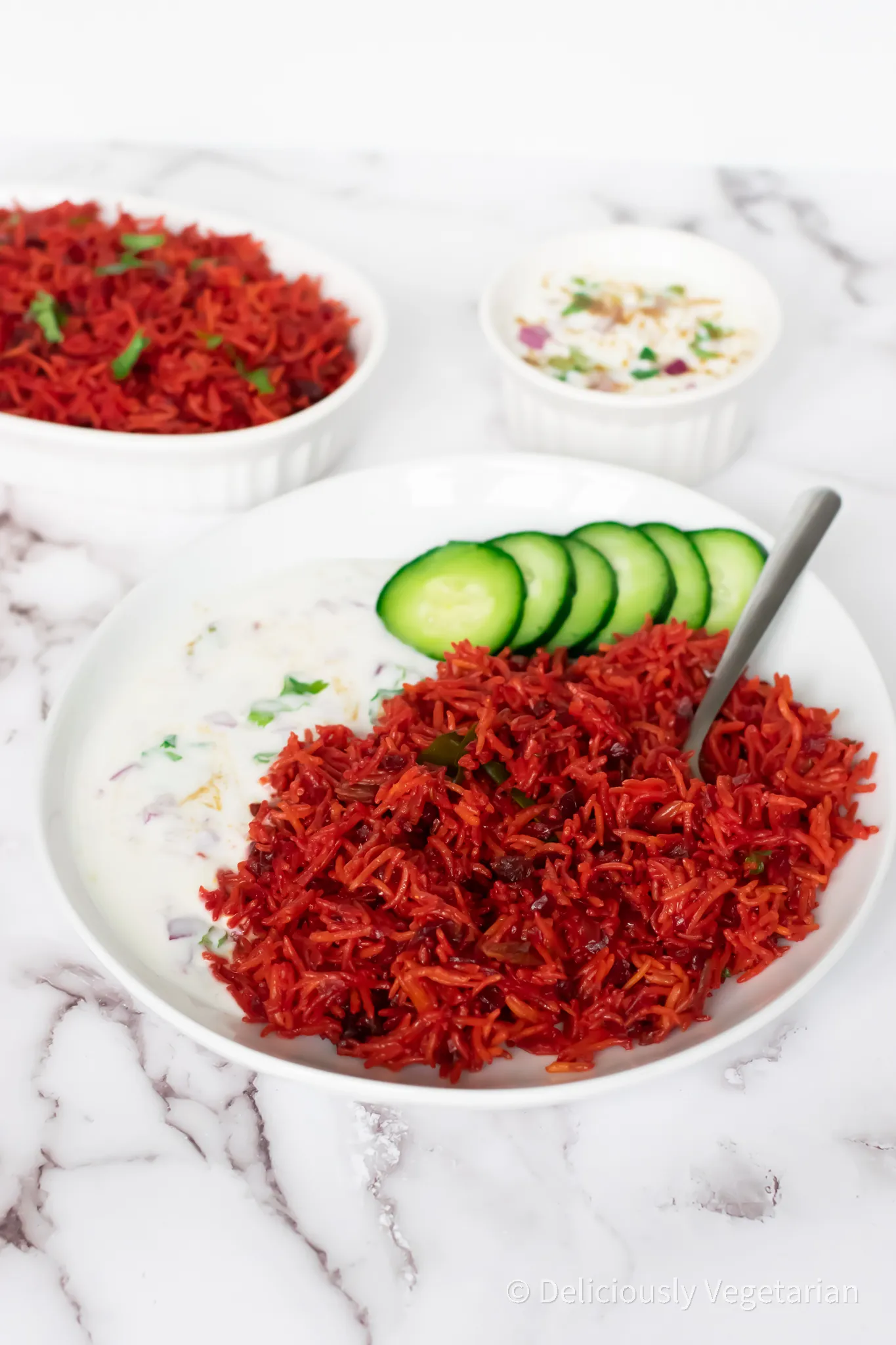 Instant Pot Beetroot Pulao