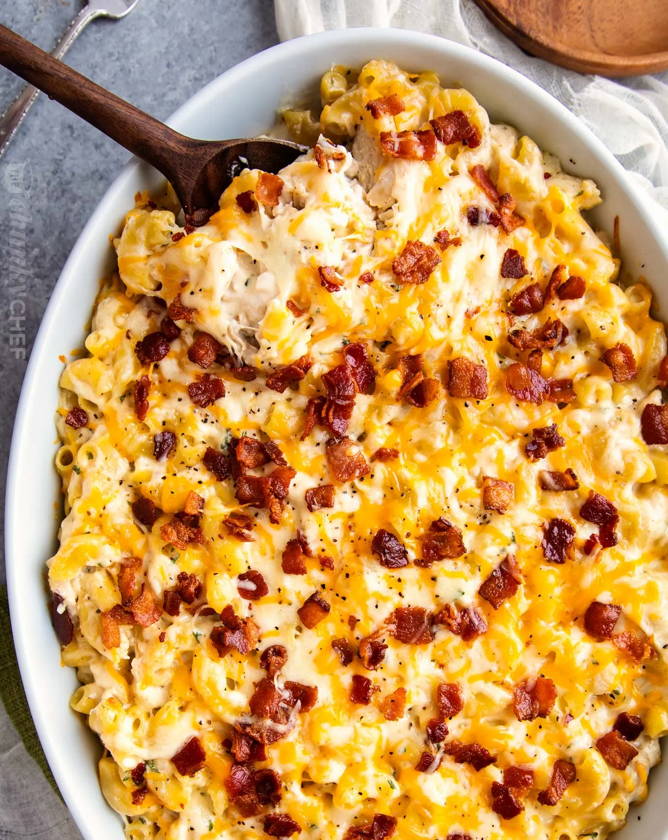 Instant Pot Chicken Bacon Ranch Mac Cheese
