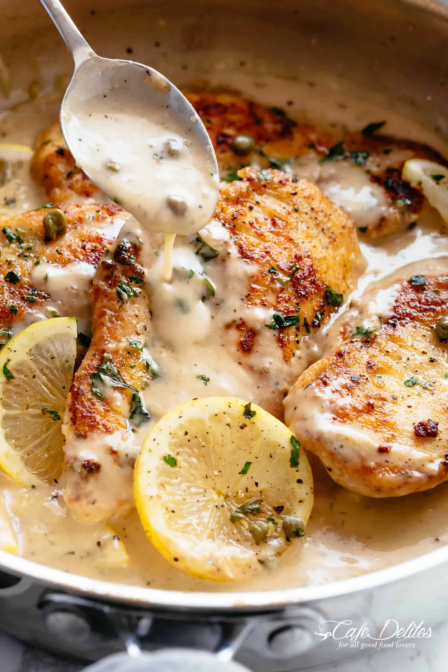 Instant Pot Creamy Lemon Parmesan Chicken