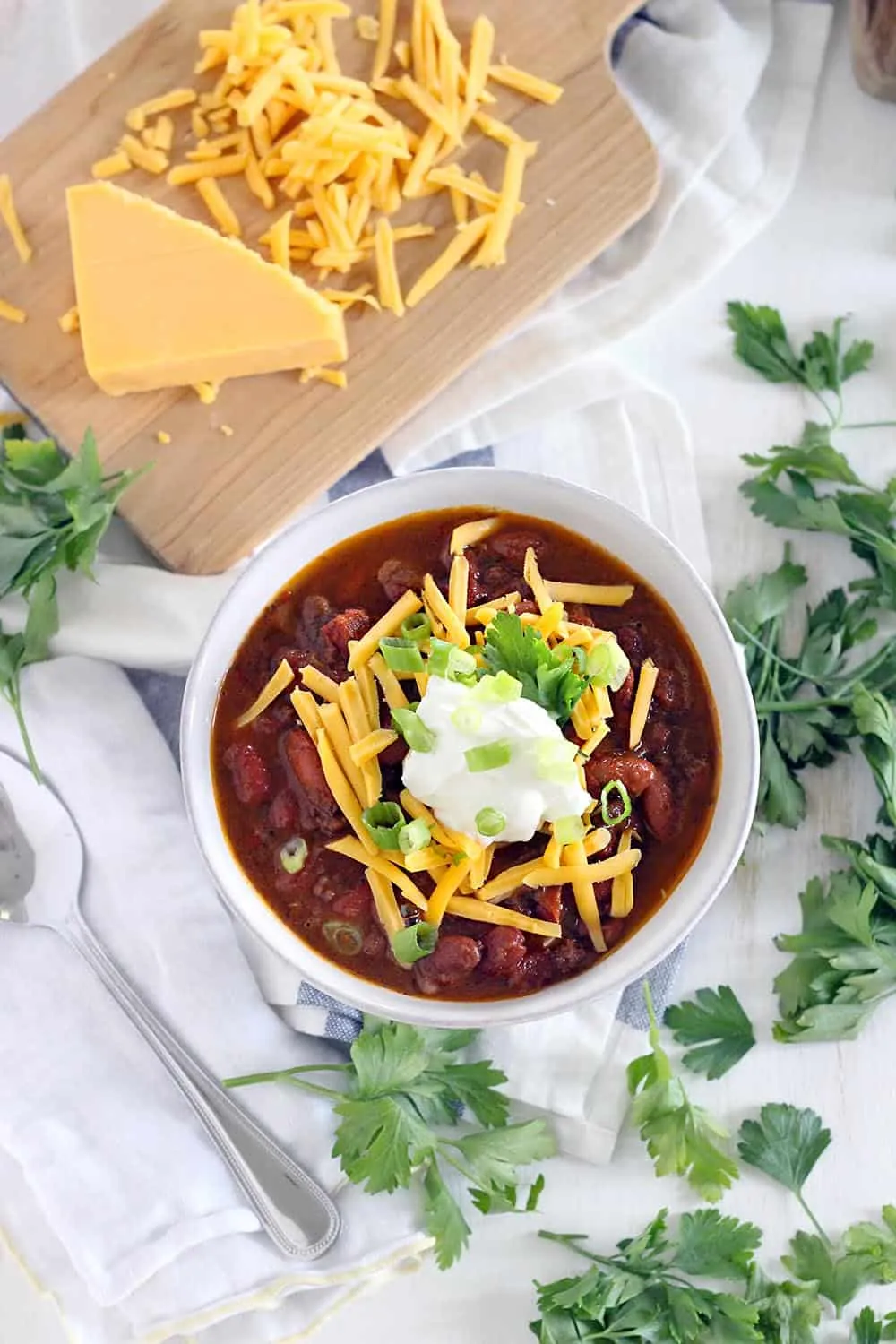 Instant Pot Ground Beef Kidney Bean Chili