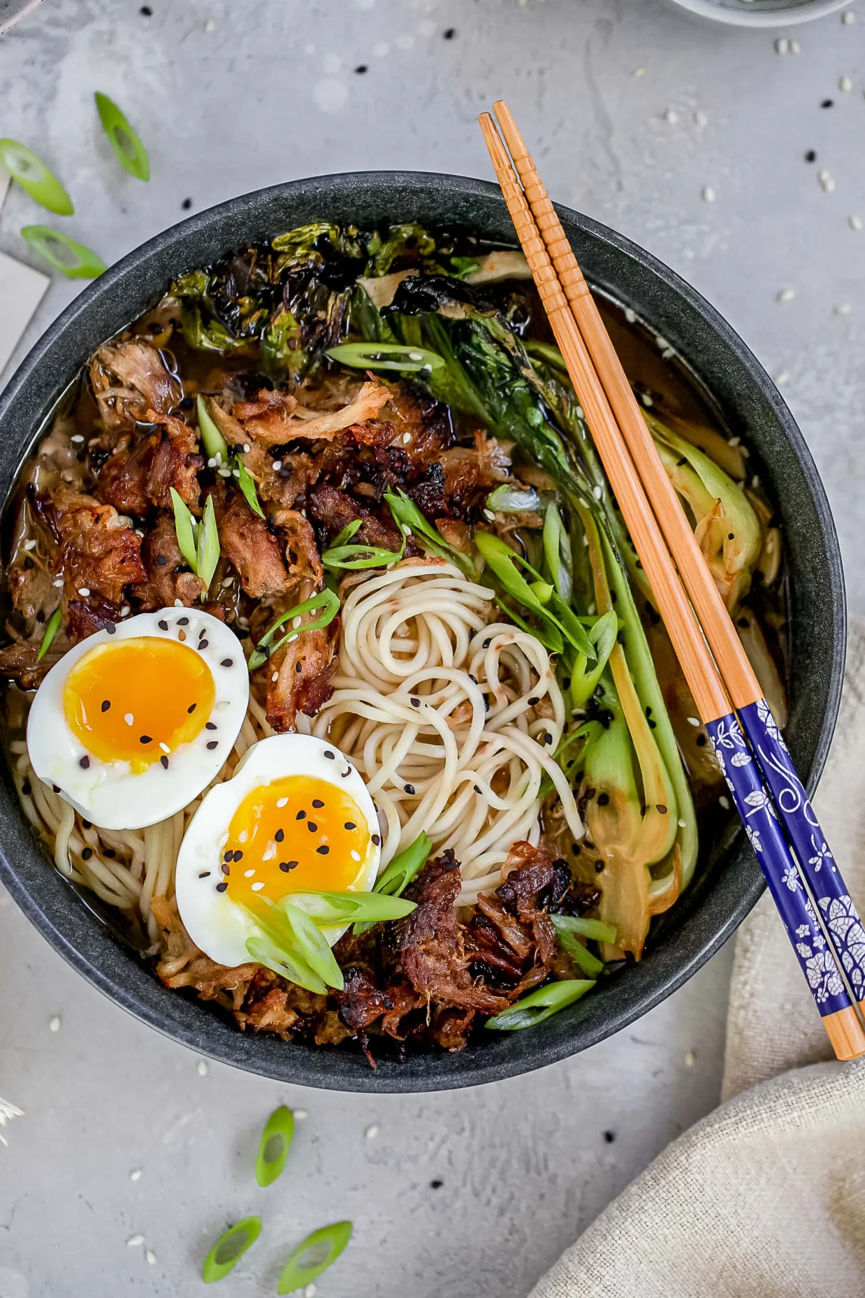 Instant Pot Ramen with Ground Pork Chili Oil