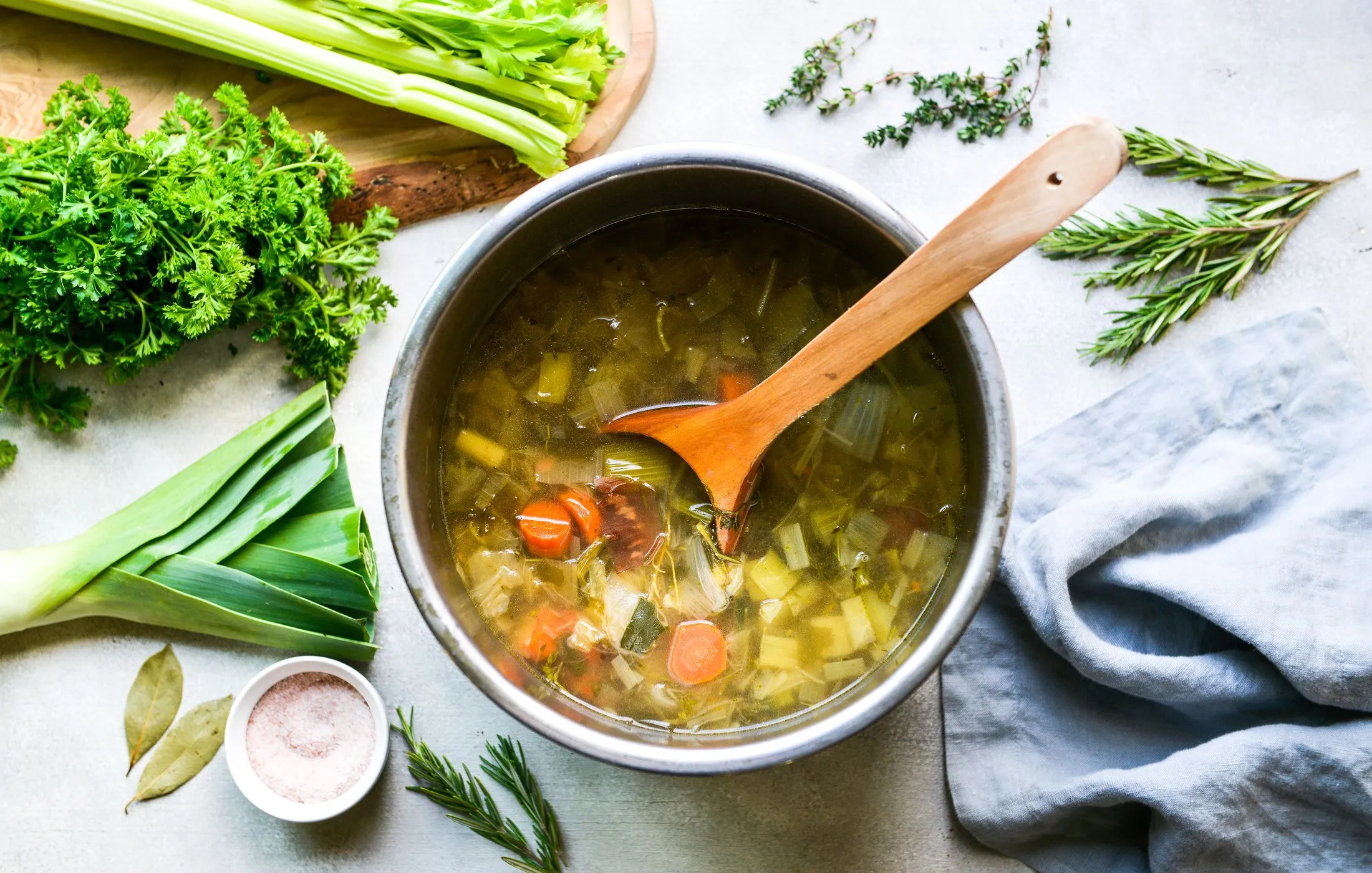Instant Pot Vegetable Stock