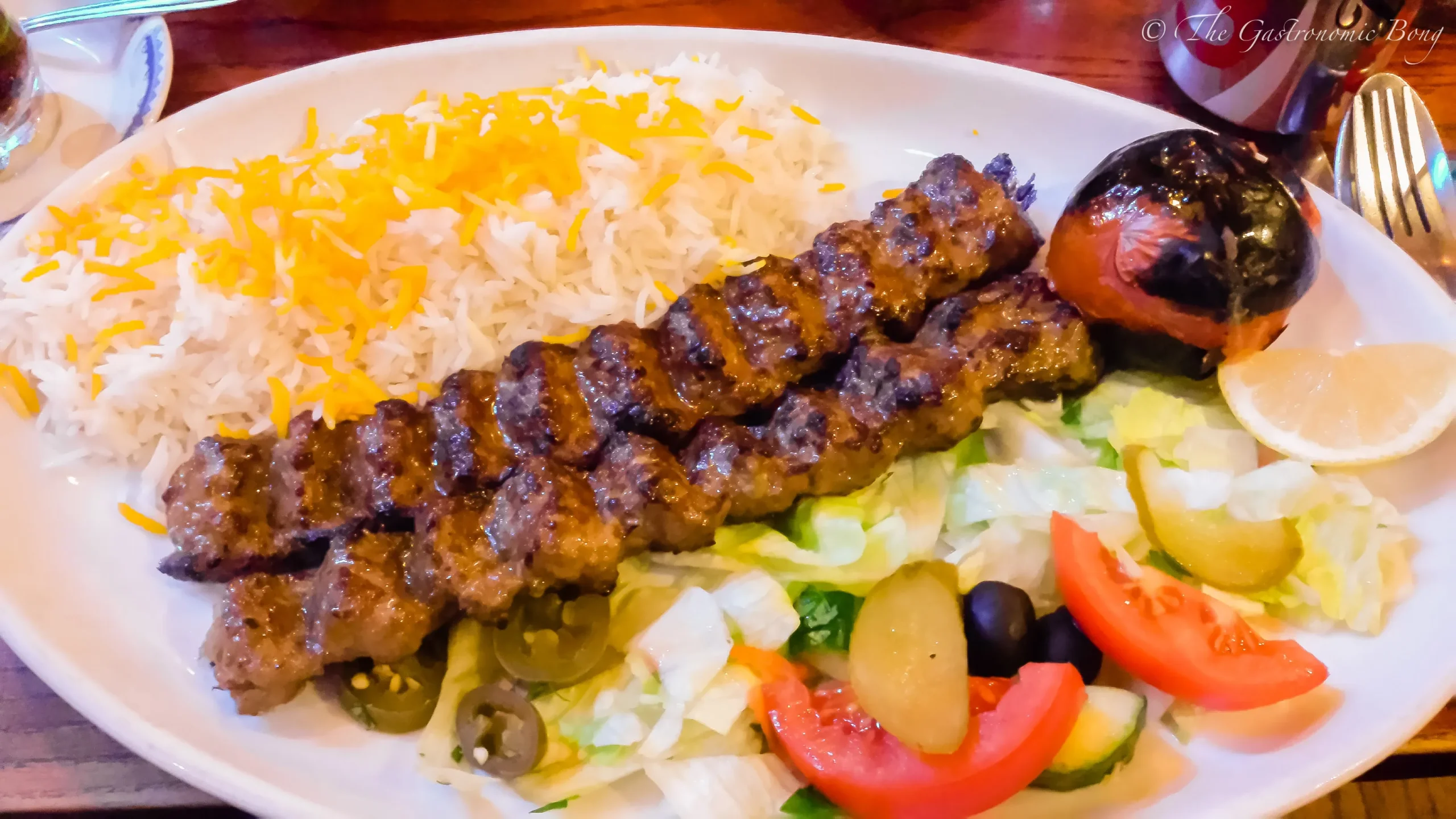 Iran Jujeh Kabob (Kebab de Pollo)
