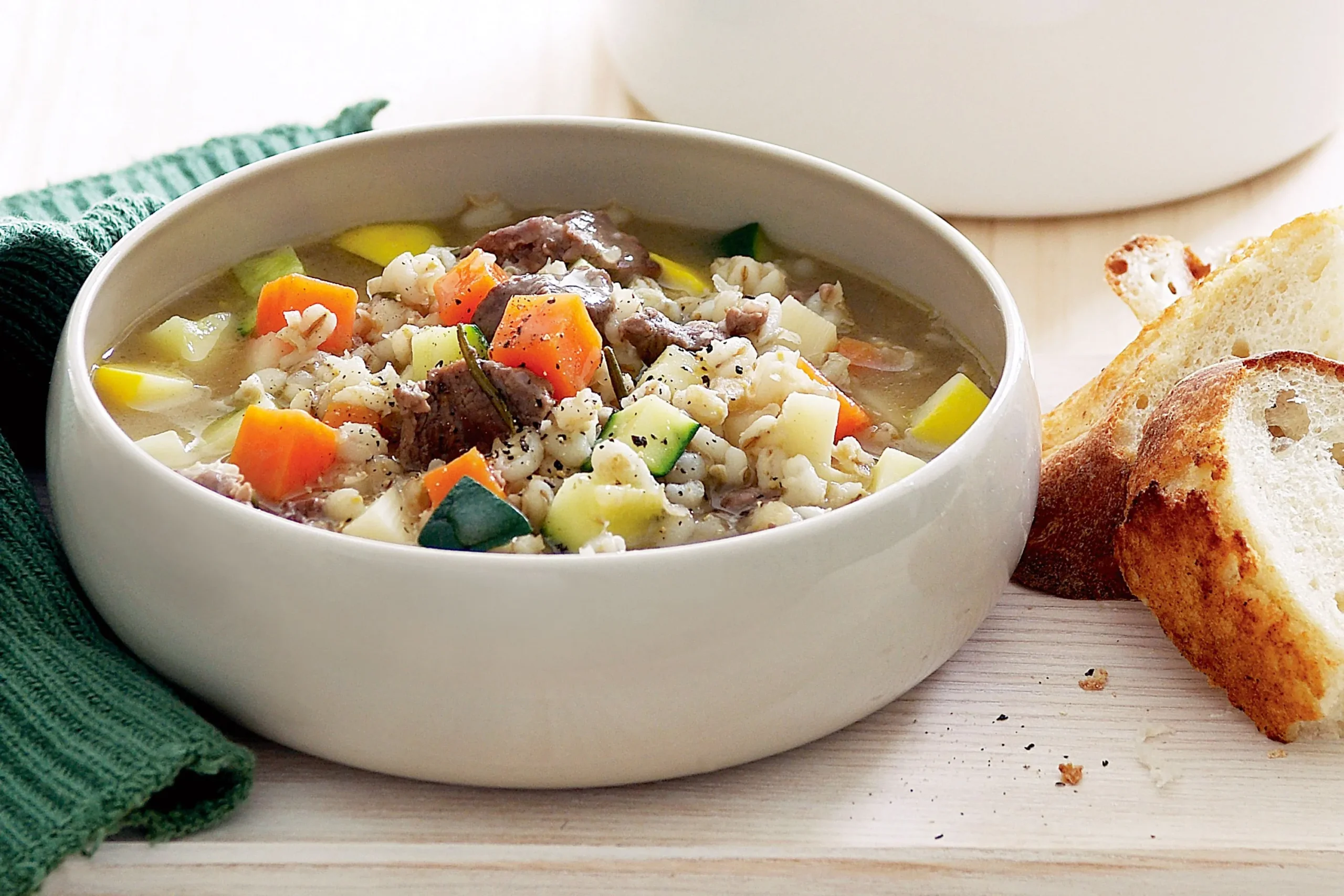 Irish Lamb and Barley Soup with Turnips