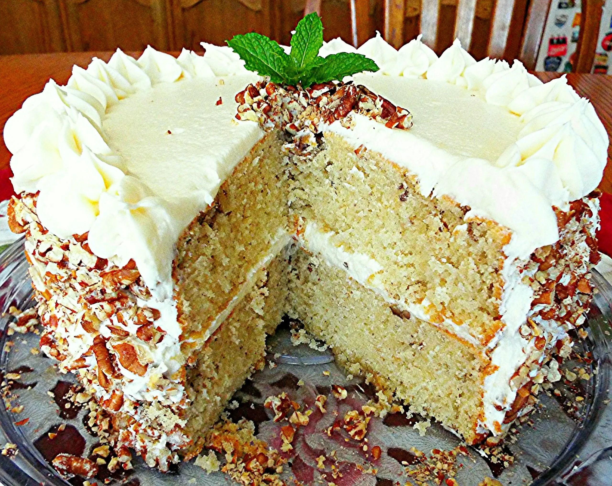 Italian Christmas Cake Flambé