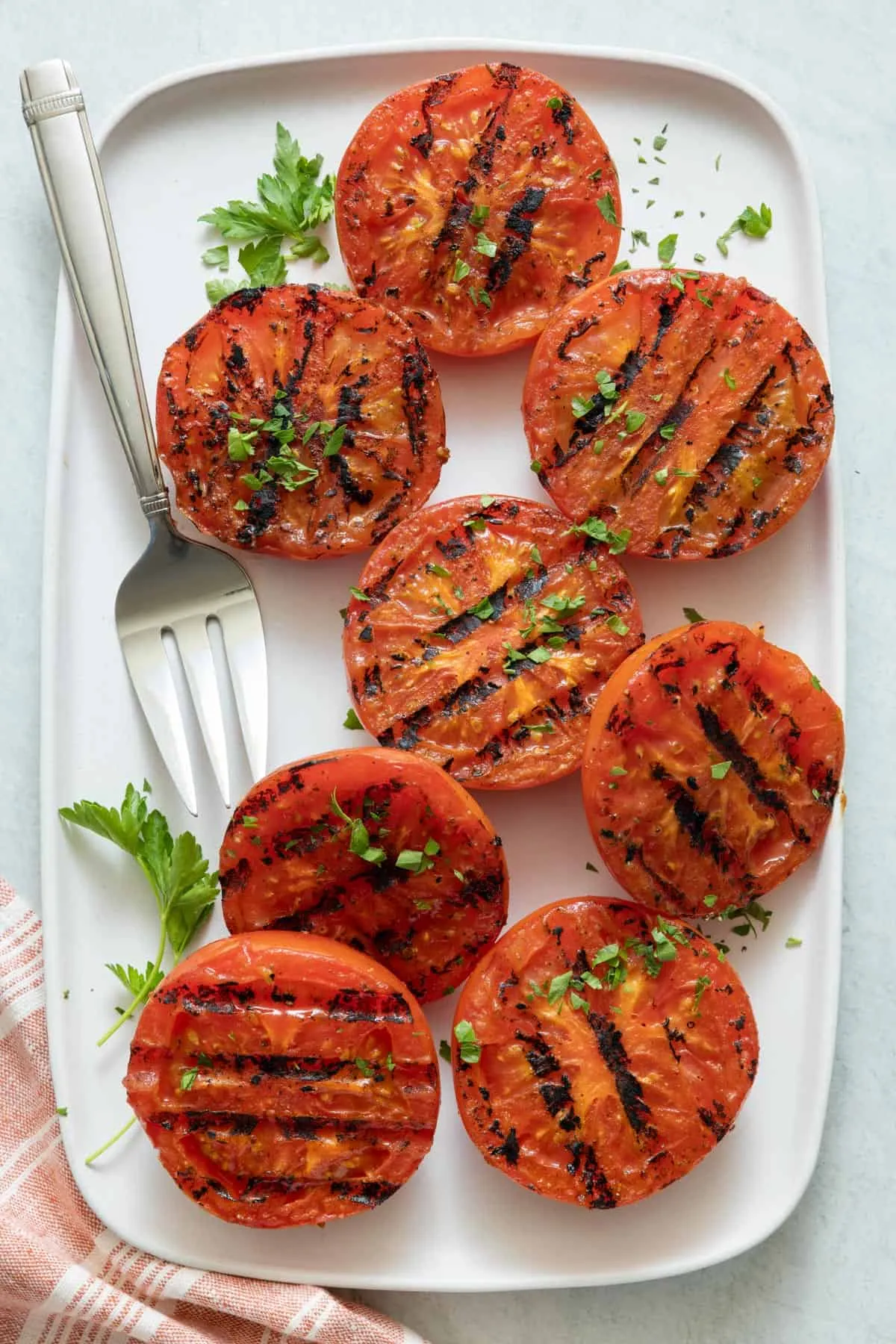 Italian Grilled Tomato Slices
