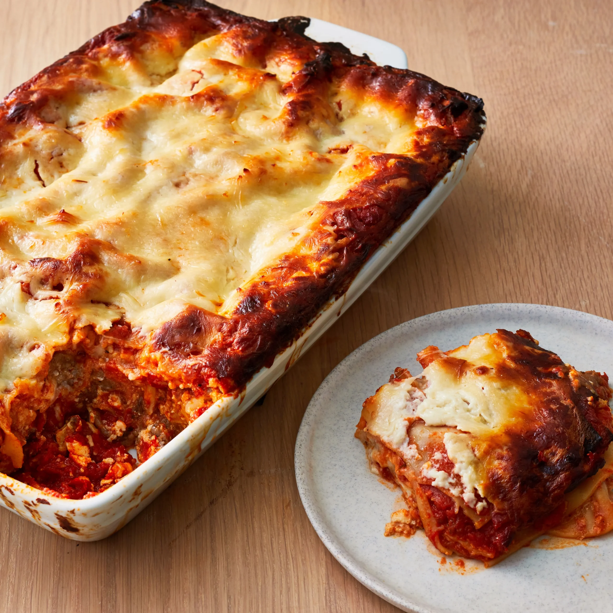 Italian Sausage Mushroom Lasagna