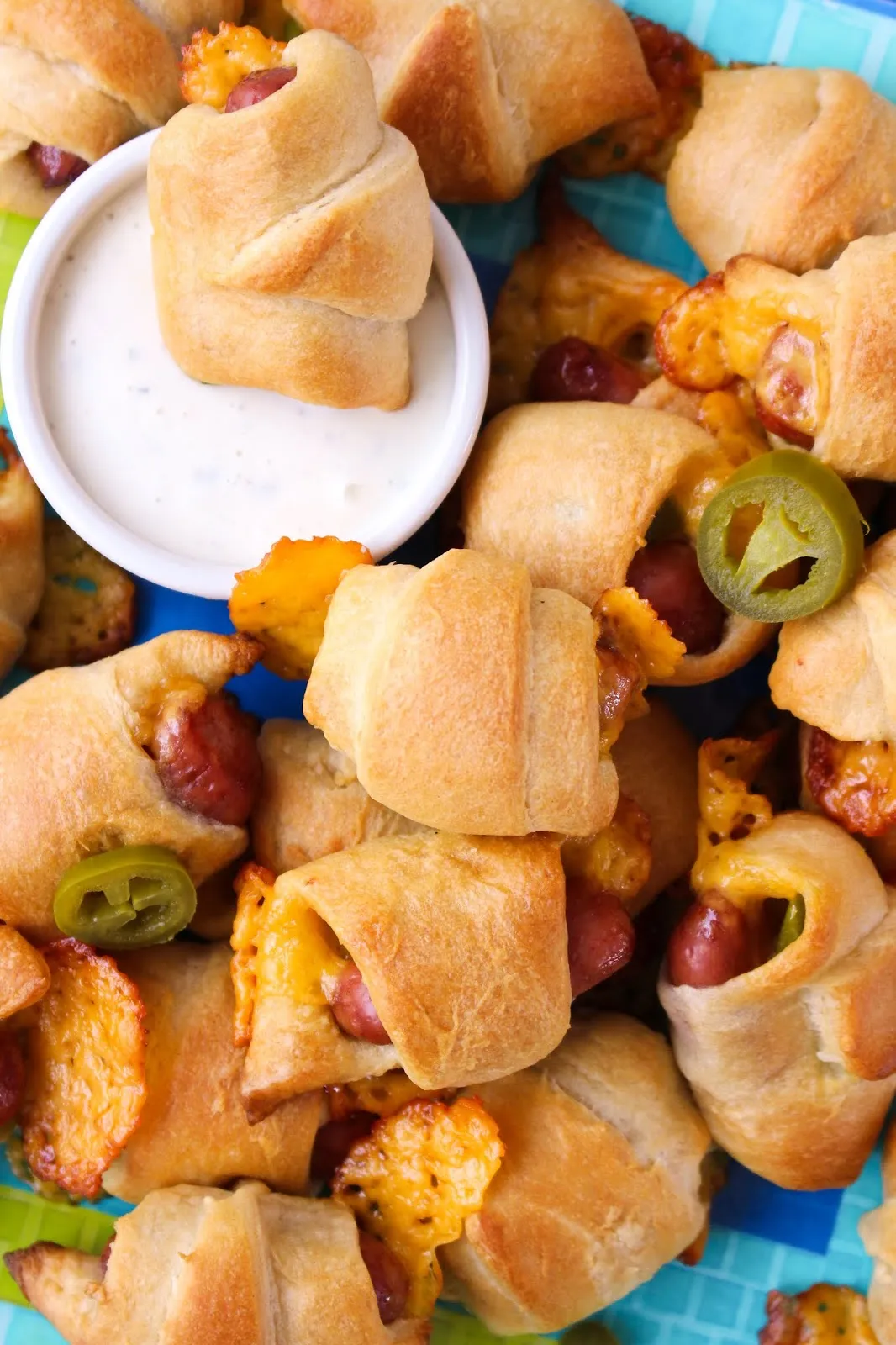 Jalapeno Cheddar Pigs in Blanket