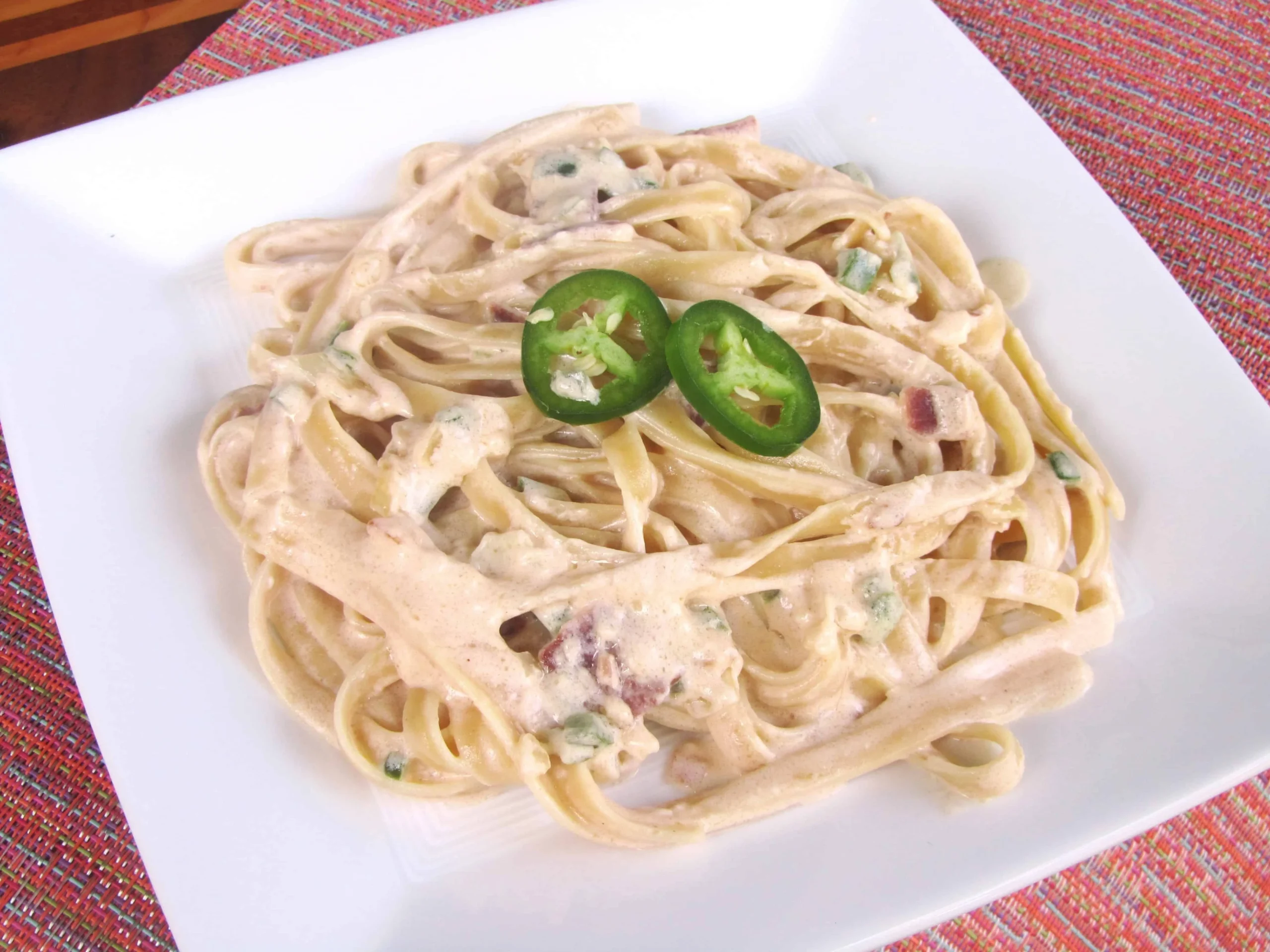 Jalapeno Popper Fettuccine Alfredo