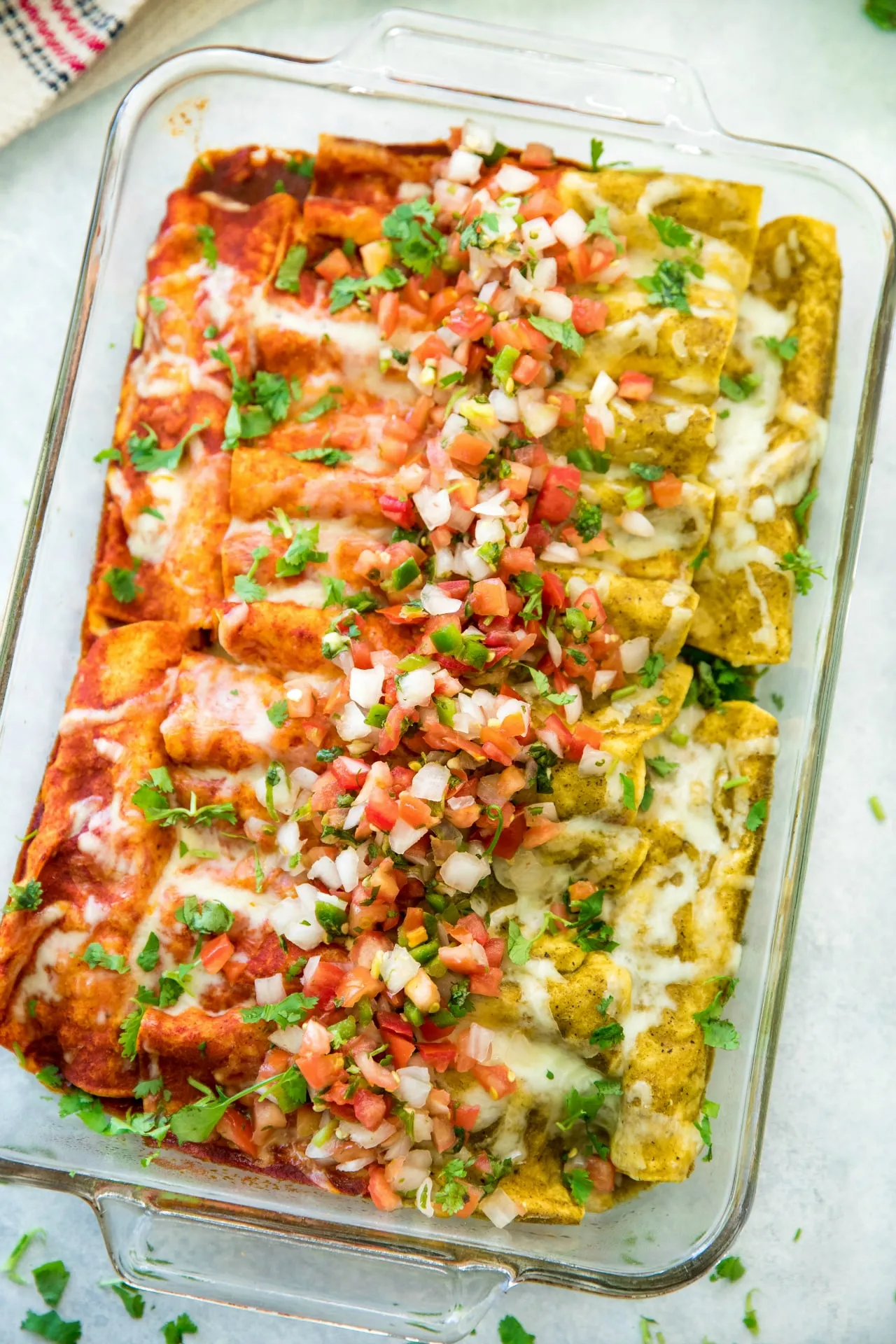 James's Quick Chicken Enchiladas