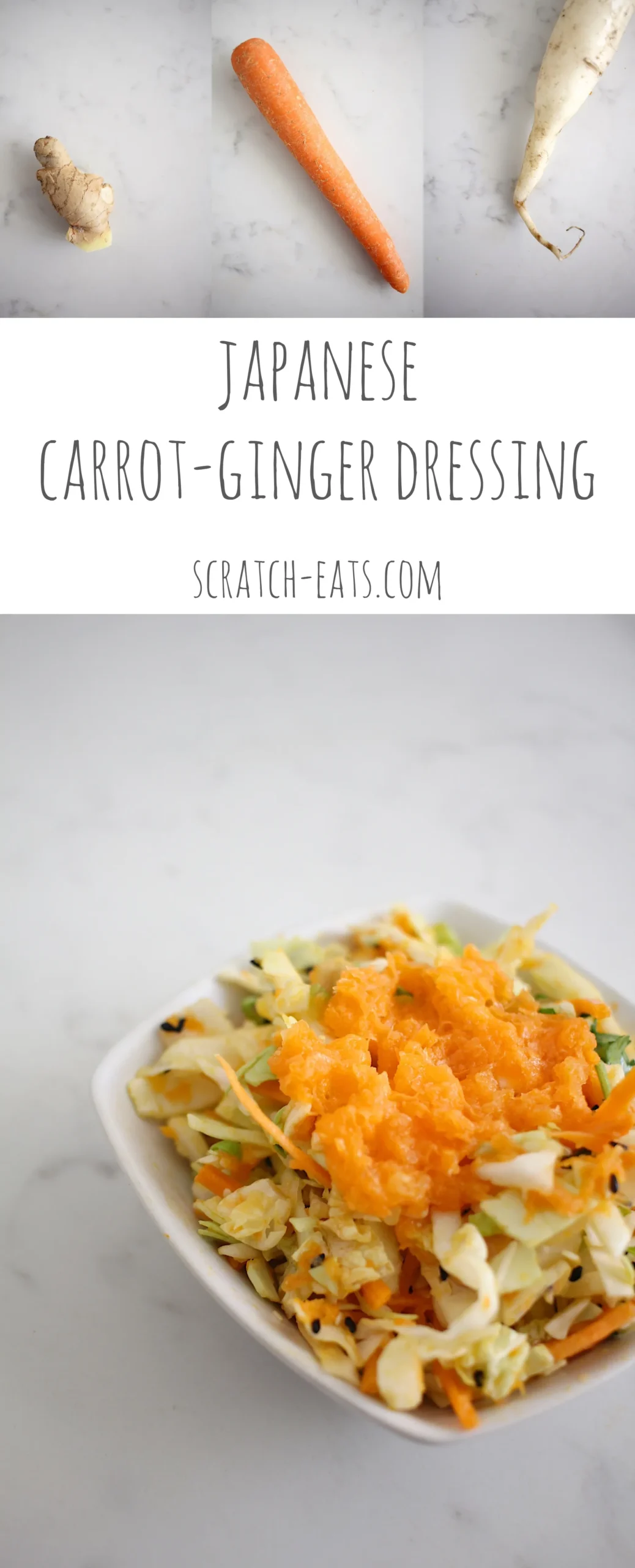 Japanese Carrot Ginger Dressing