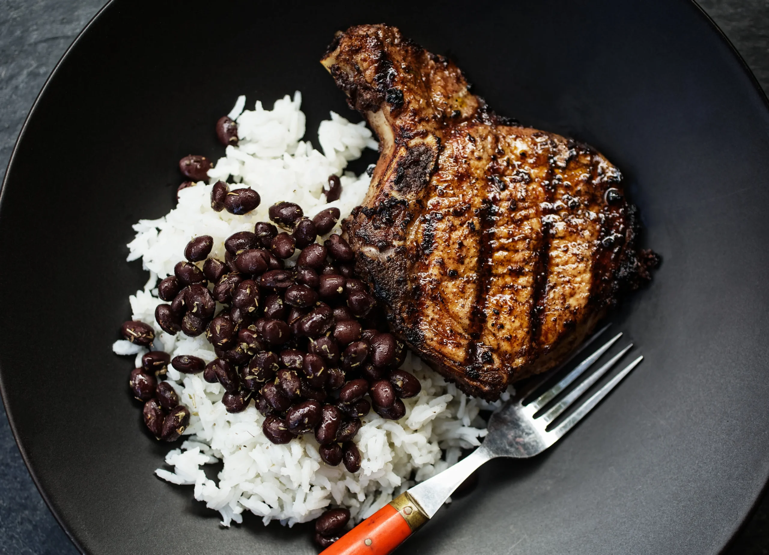Jerk Crusted Pork Chops