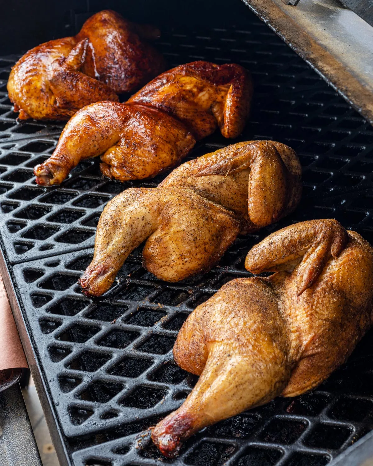 Juicy Smoked Chicken Halves