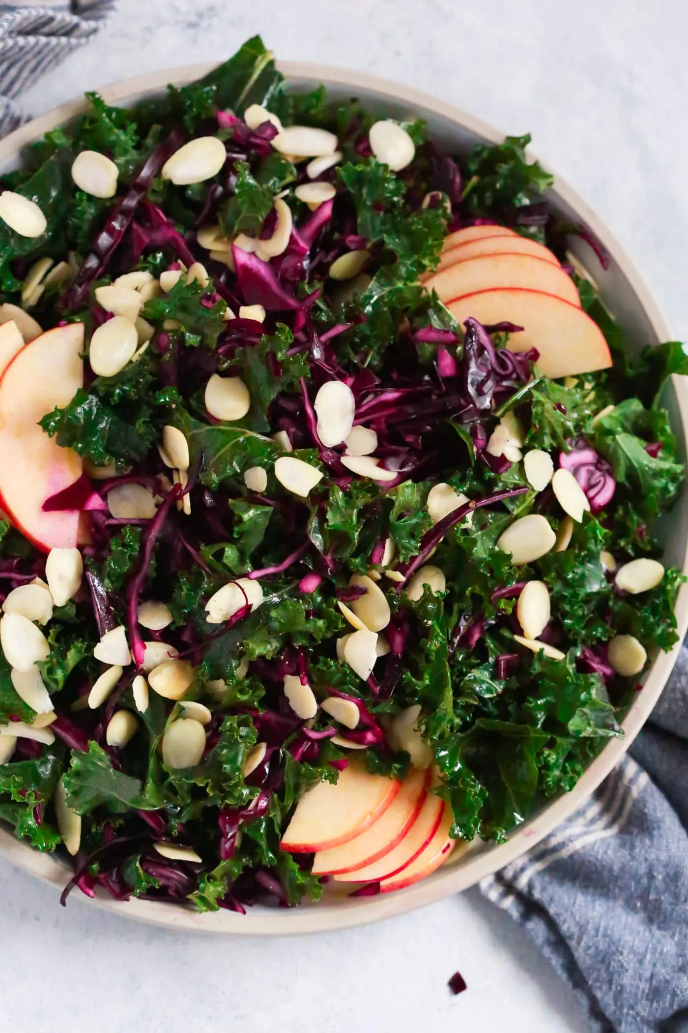 Kale and Red Cabbage Salad