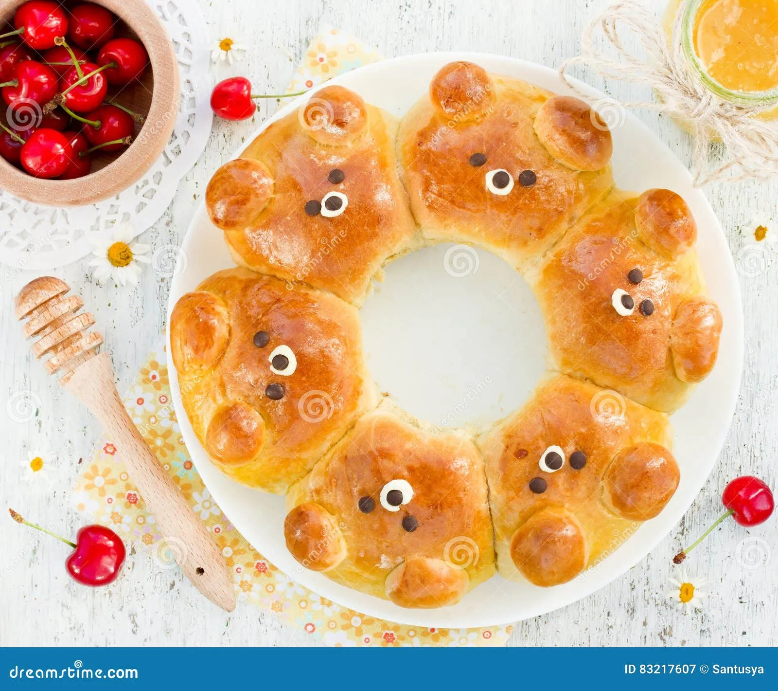 Kawaii Bear Milk Buns