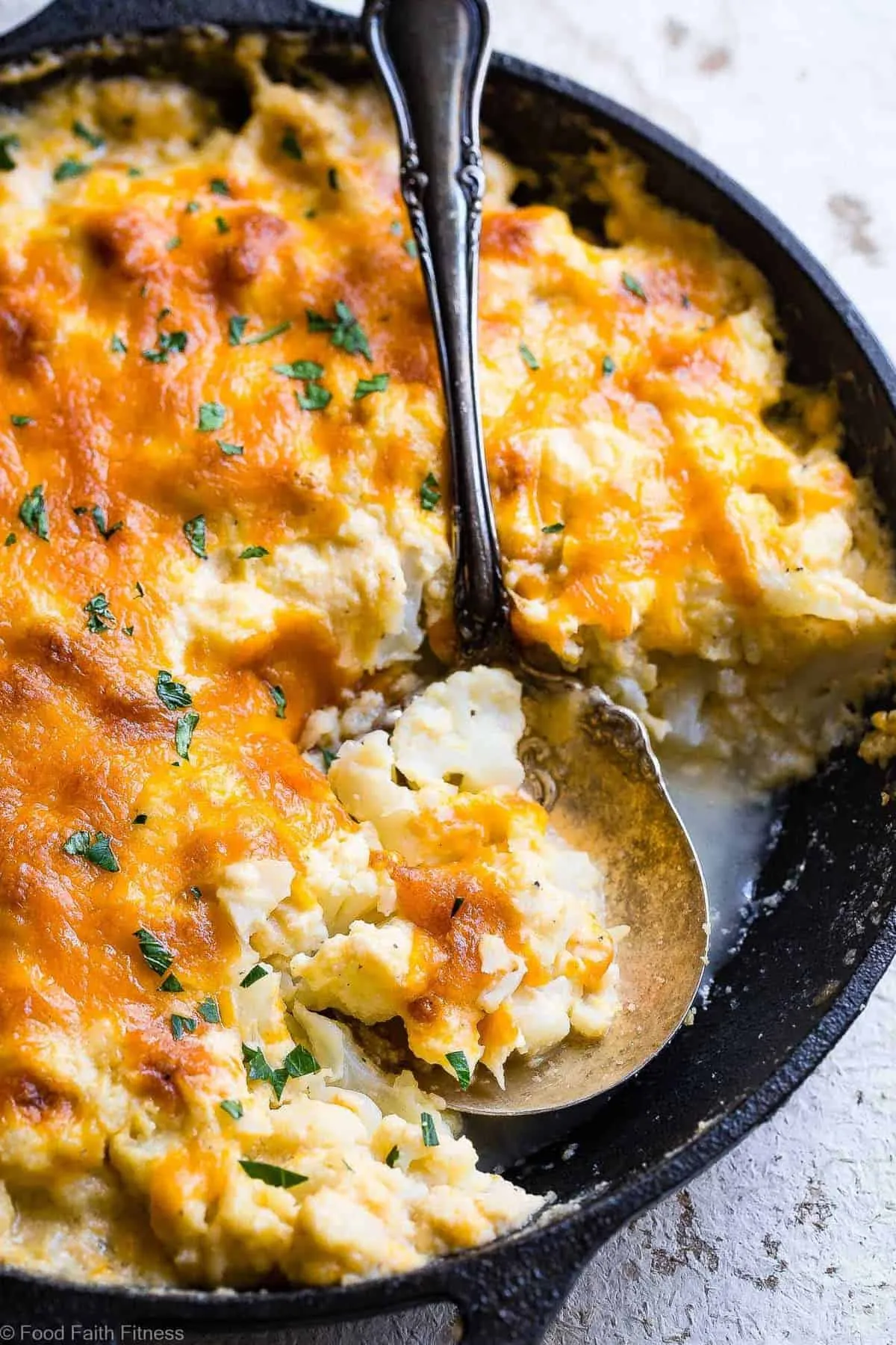 Keto Cauliflower Au Gratin