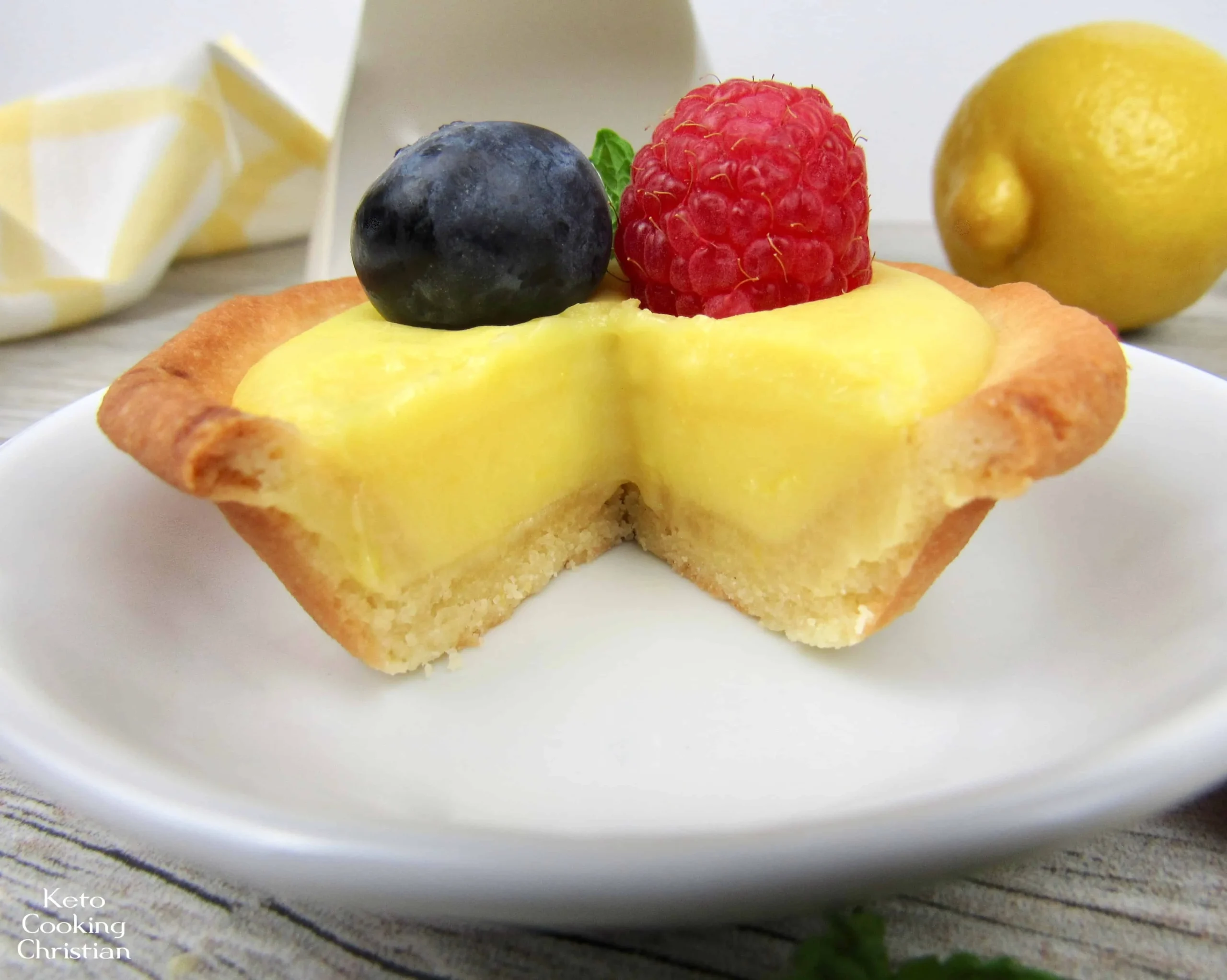Keto Low Carb Lemon Tart