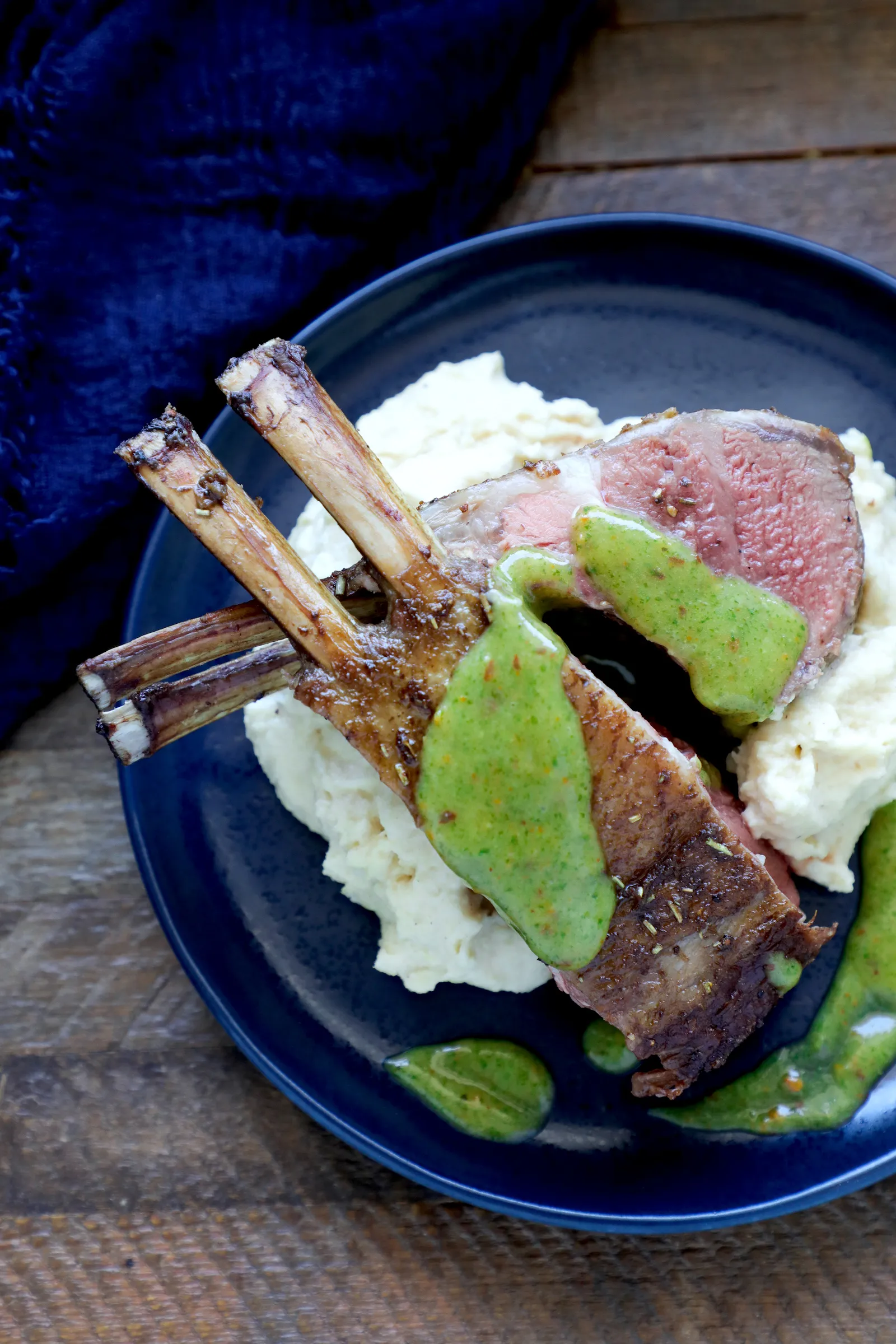Keto Rack of Lamb with Spicy Mint Marmalade