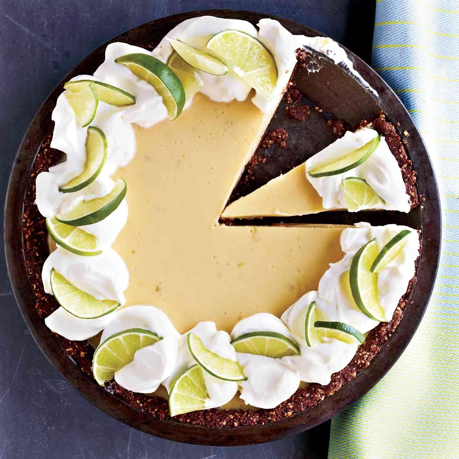 Key Lime Pie with Almond Crumb Crust