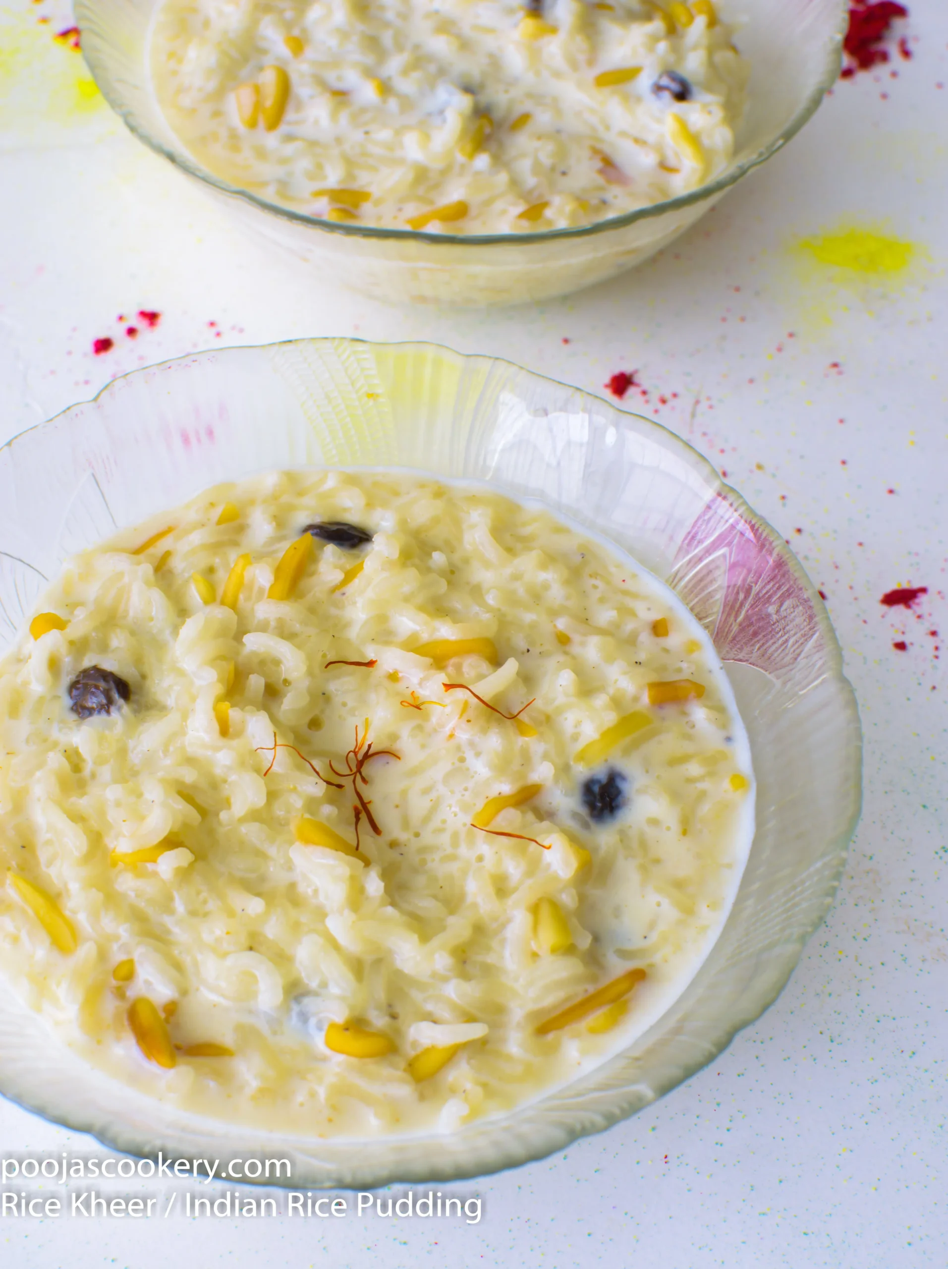 Kheer Puri (Cooked Rice Pudding)