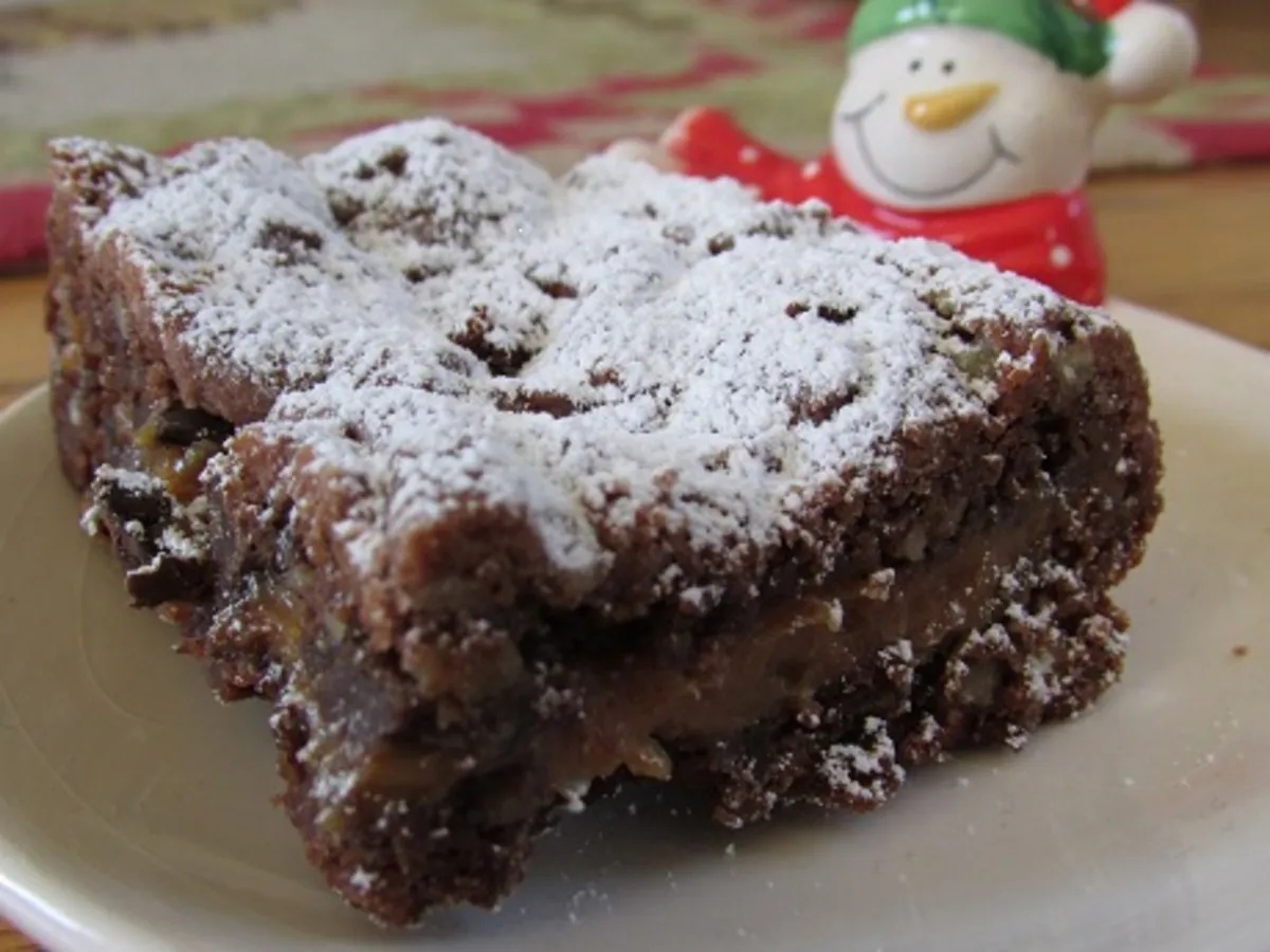 Knock Your Dad's Socks Off Pecan Pie Brownies