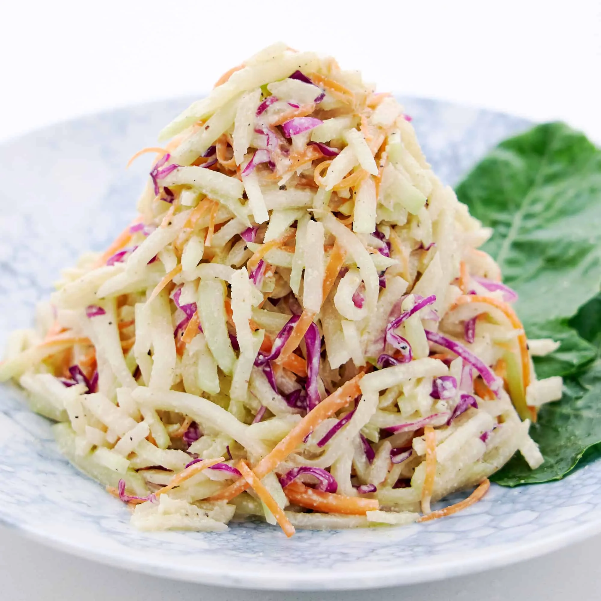 Kohlrabi Coleslaw with Paprika Dressing