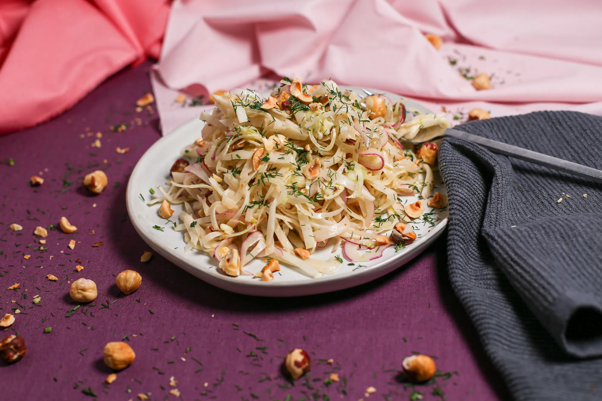 Kohlrabi Slaw with Fennel Dressing