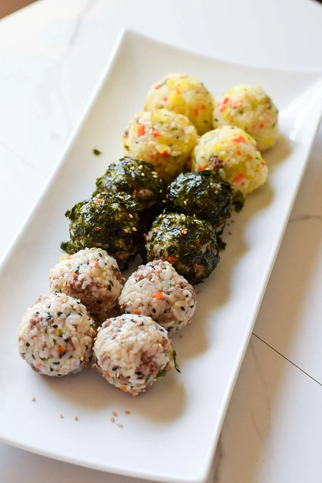 Korean Rice Balls Jumeokbap