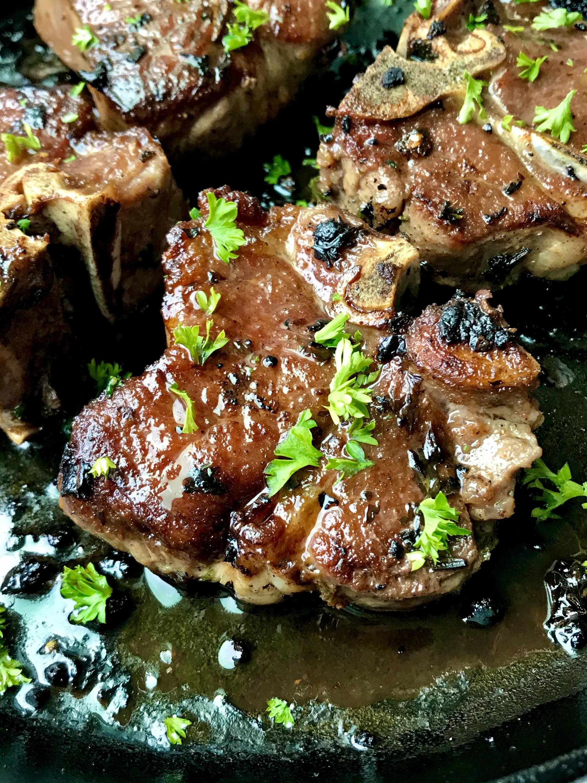 Lamb Loin Chops Garlic