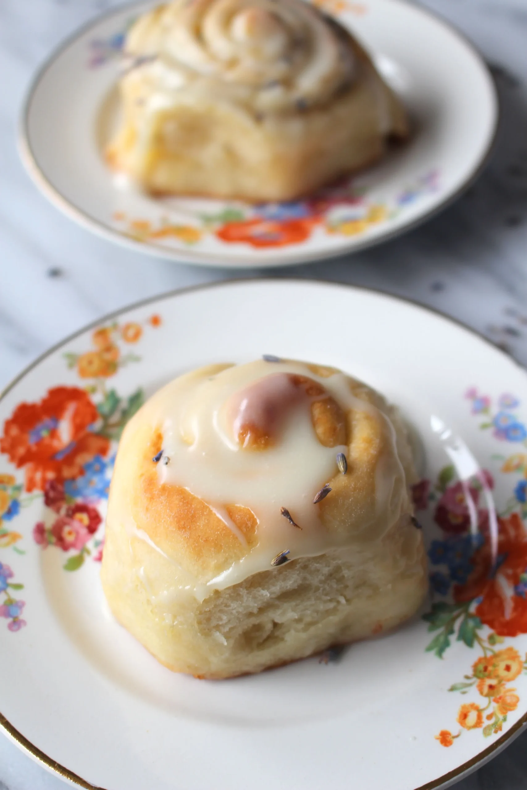 Lavender Berry Sweet Rolls
