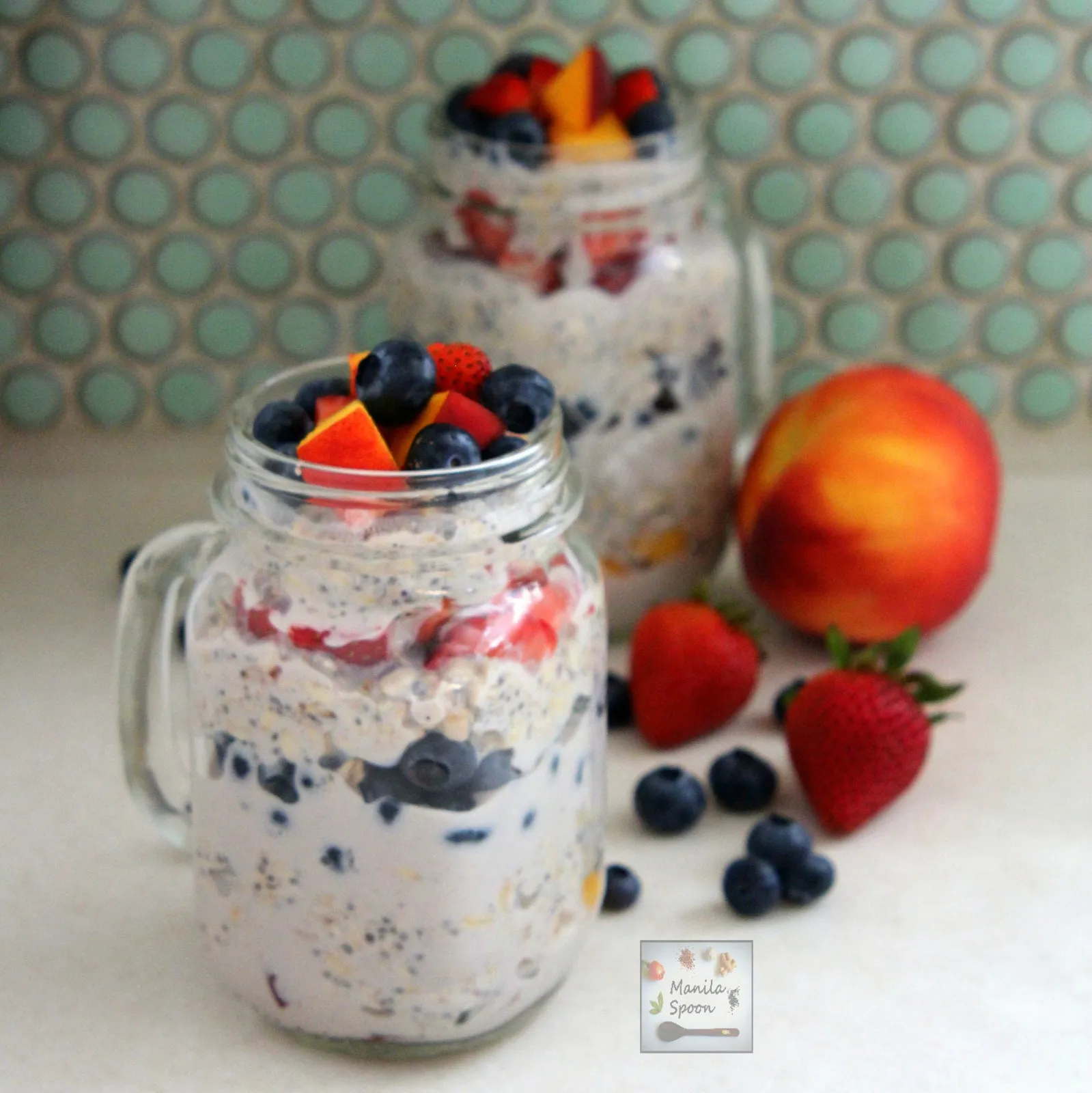 Layered Overnight Oats with Fruits