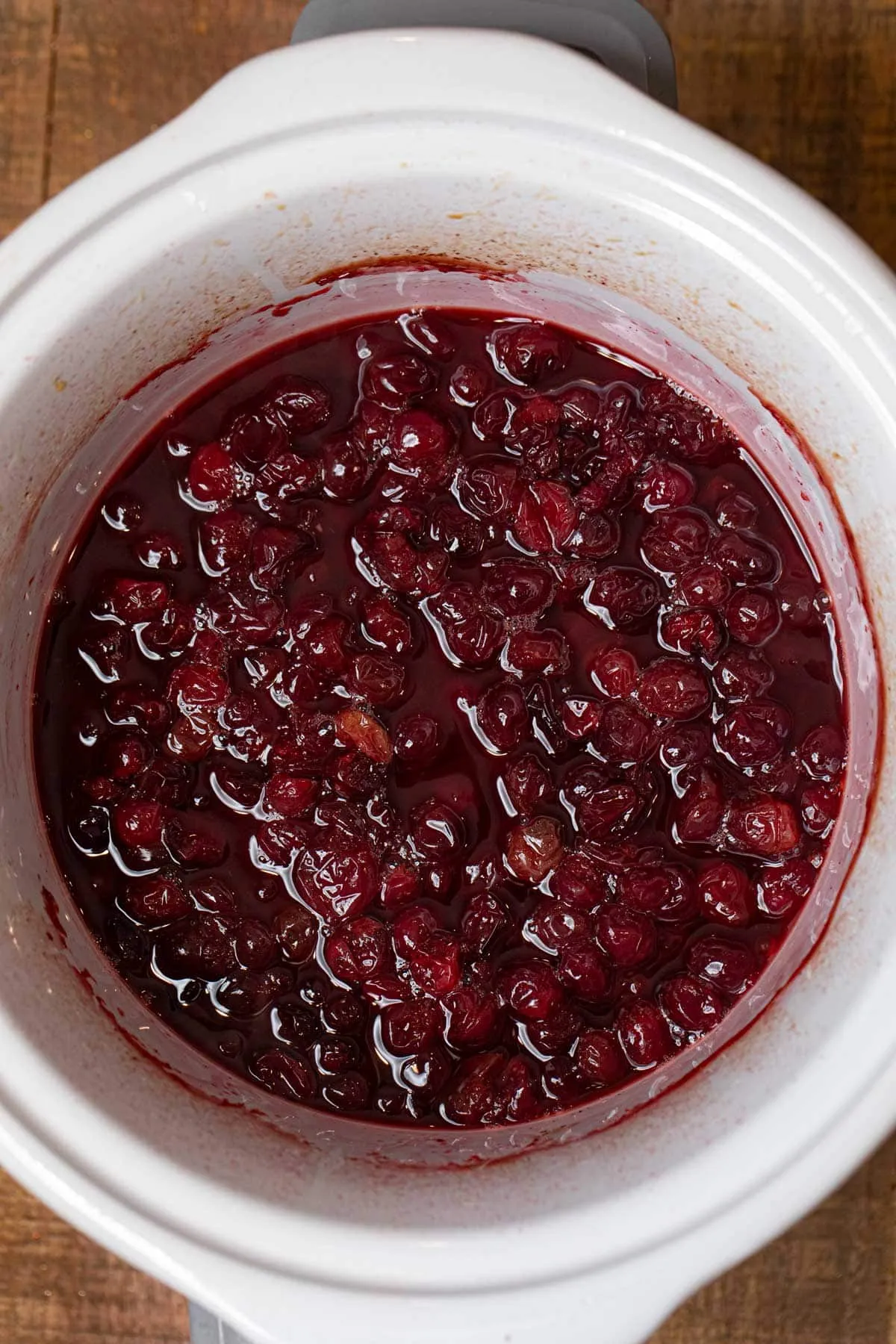 Lazy Slow Cooker Cranberry Sauce