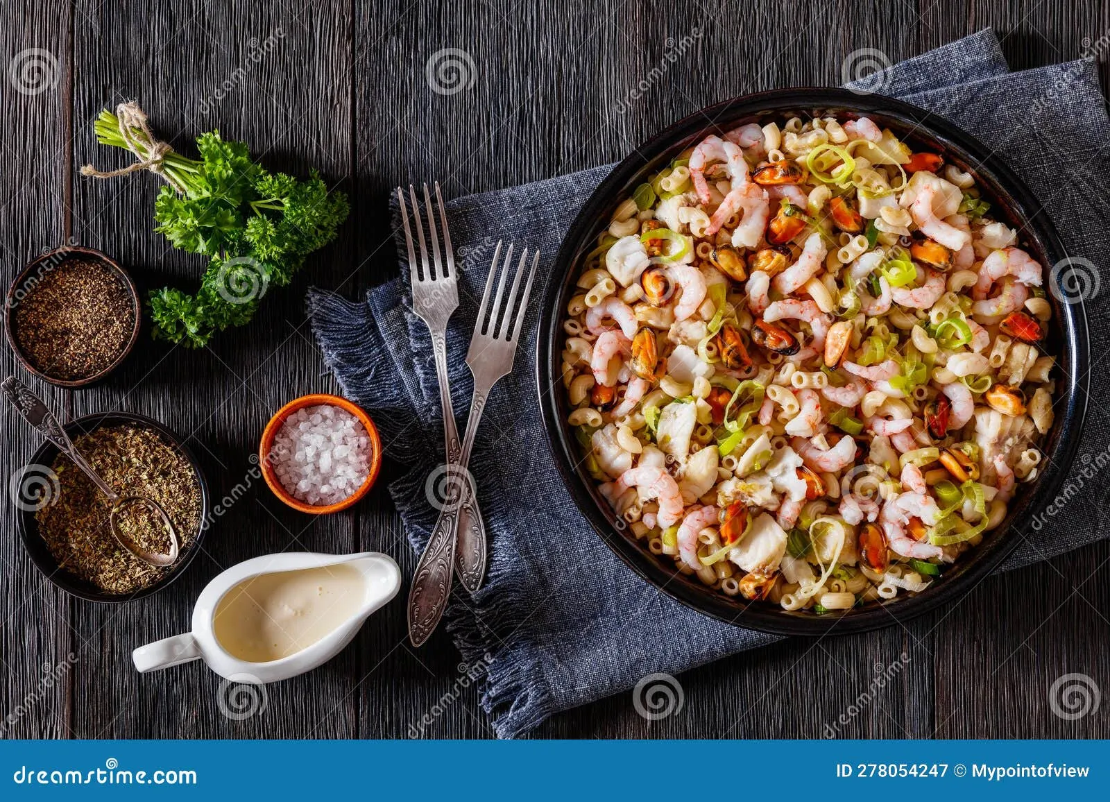 Leek and Shrimp Salad