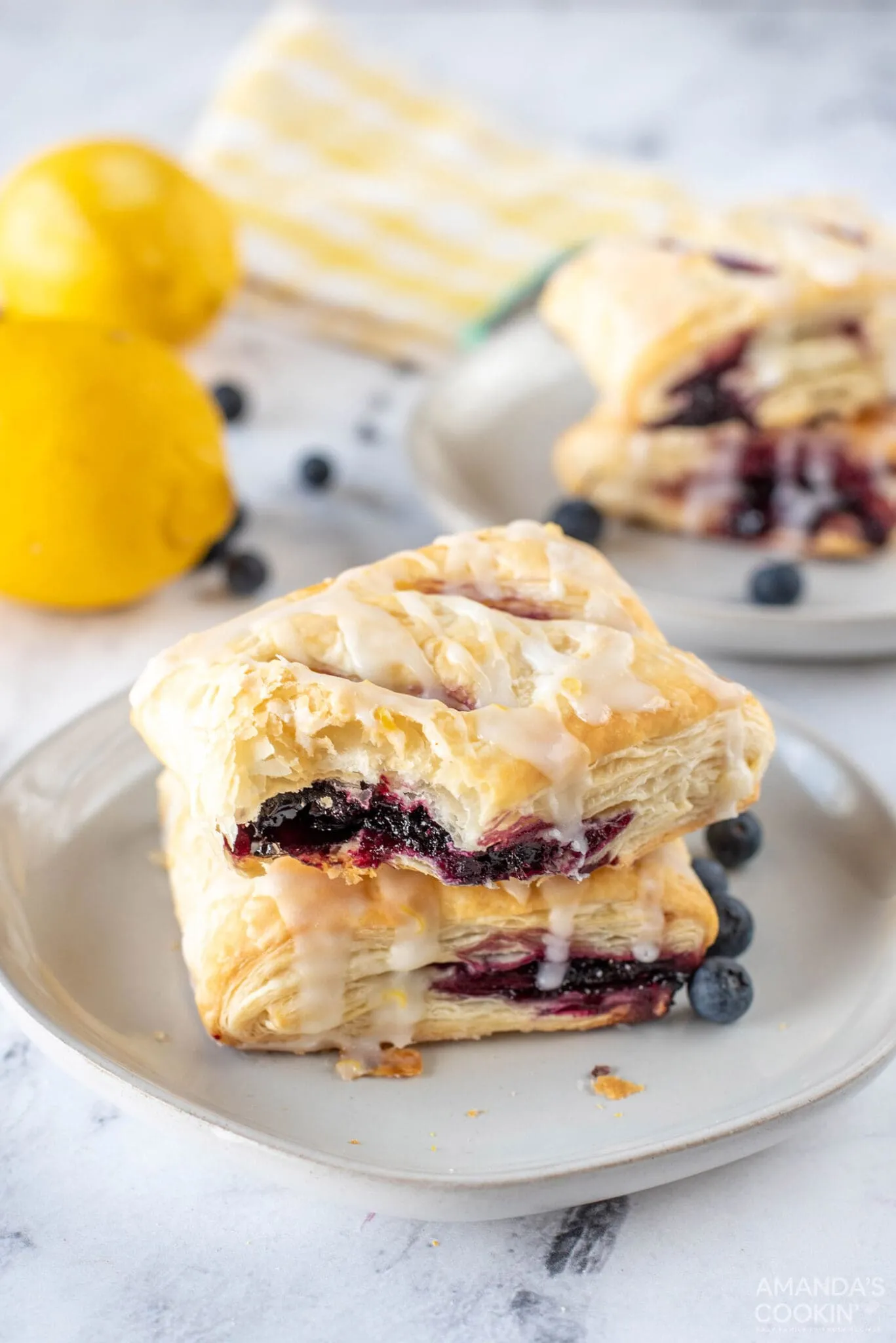Lemon Blueberry Hand Pies