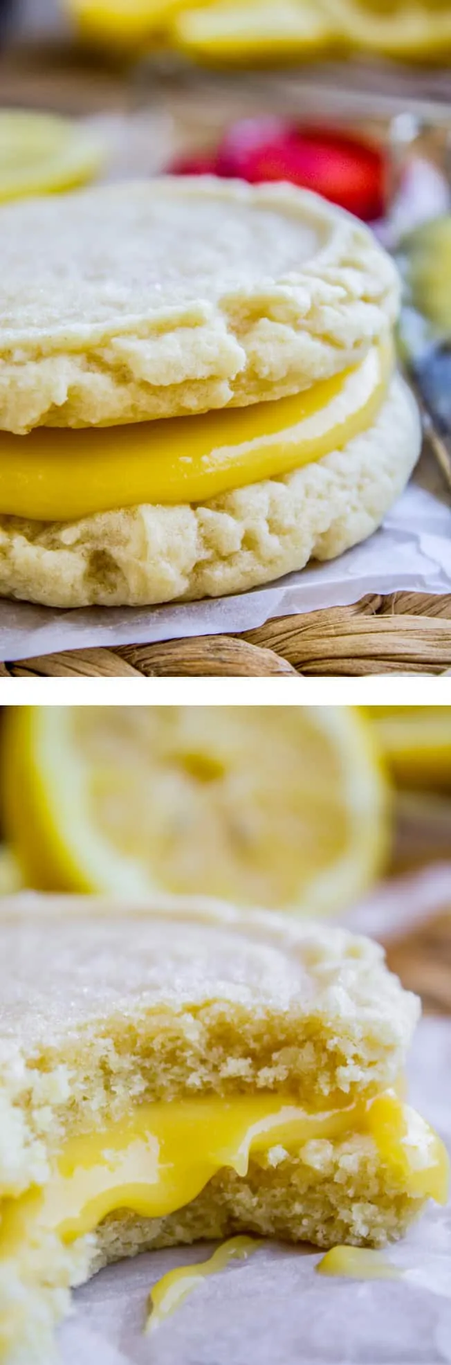 Lemon Curd Cookie Sandwich
