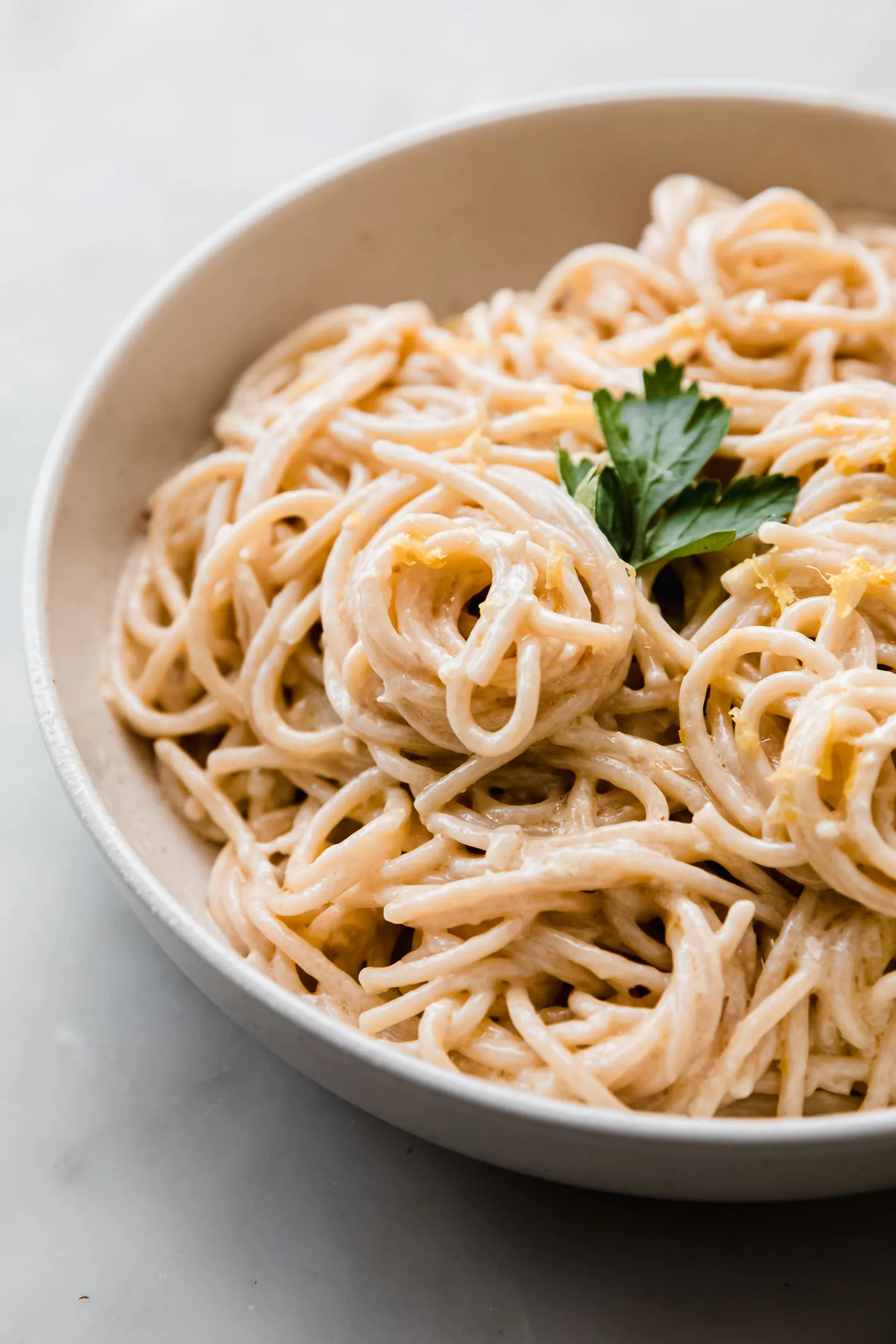 Lemon Garlic Parmesan Pasta (Pasta al Limone)