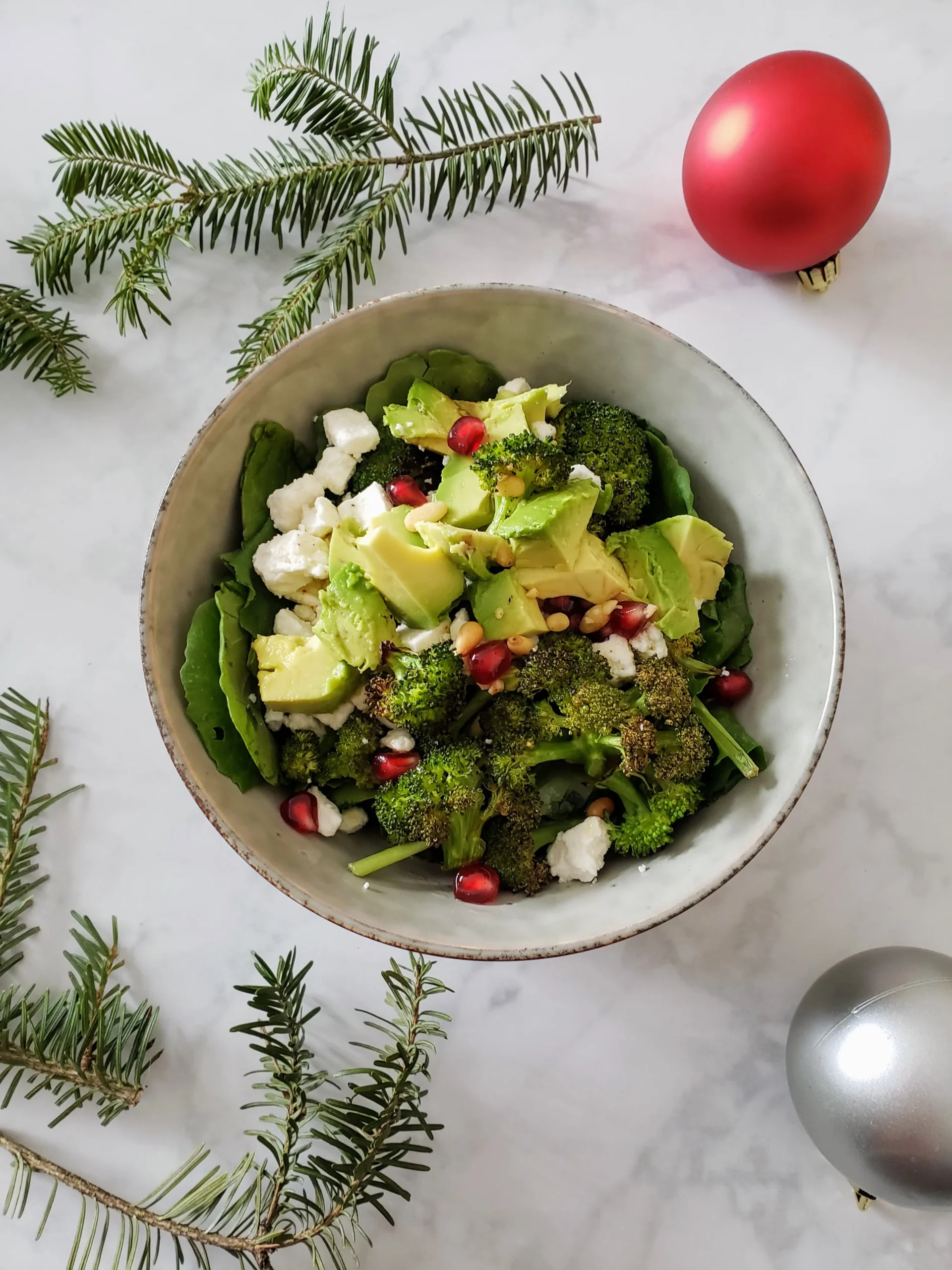 Lemon Garlic Roasted Broccoli Salad