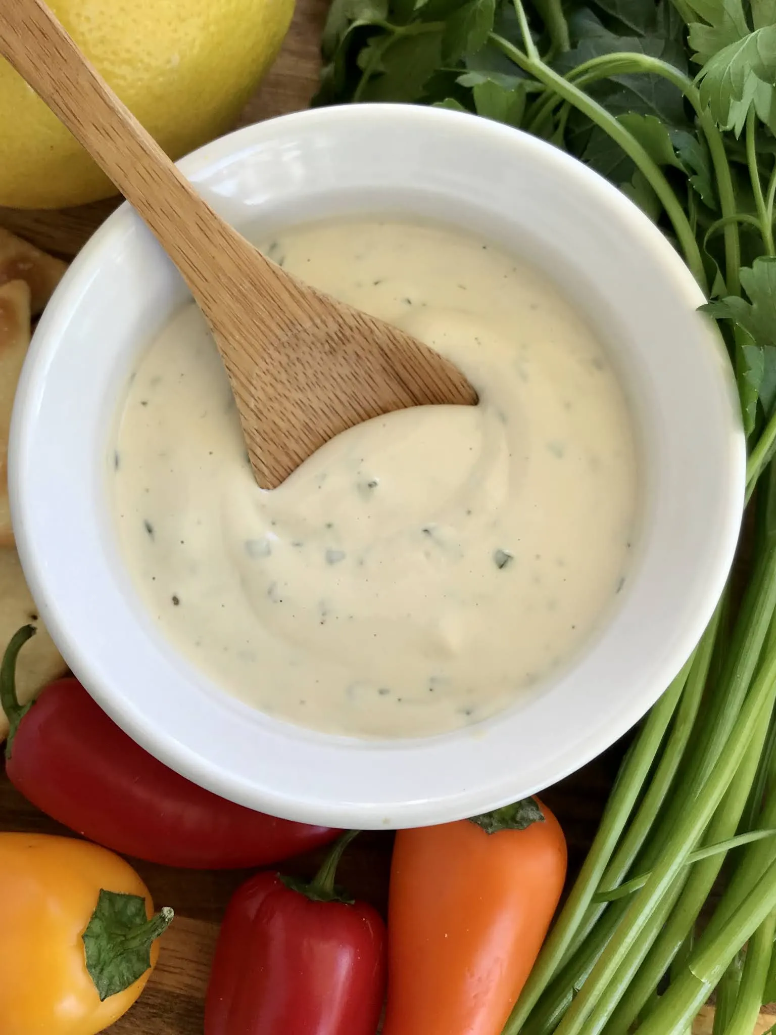 Lemon Garlic Tahini Dressing