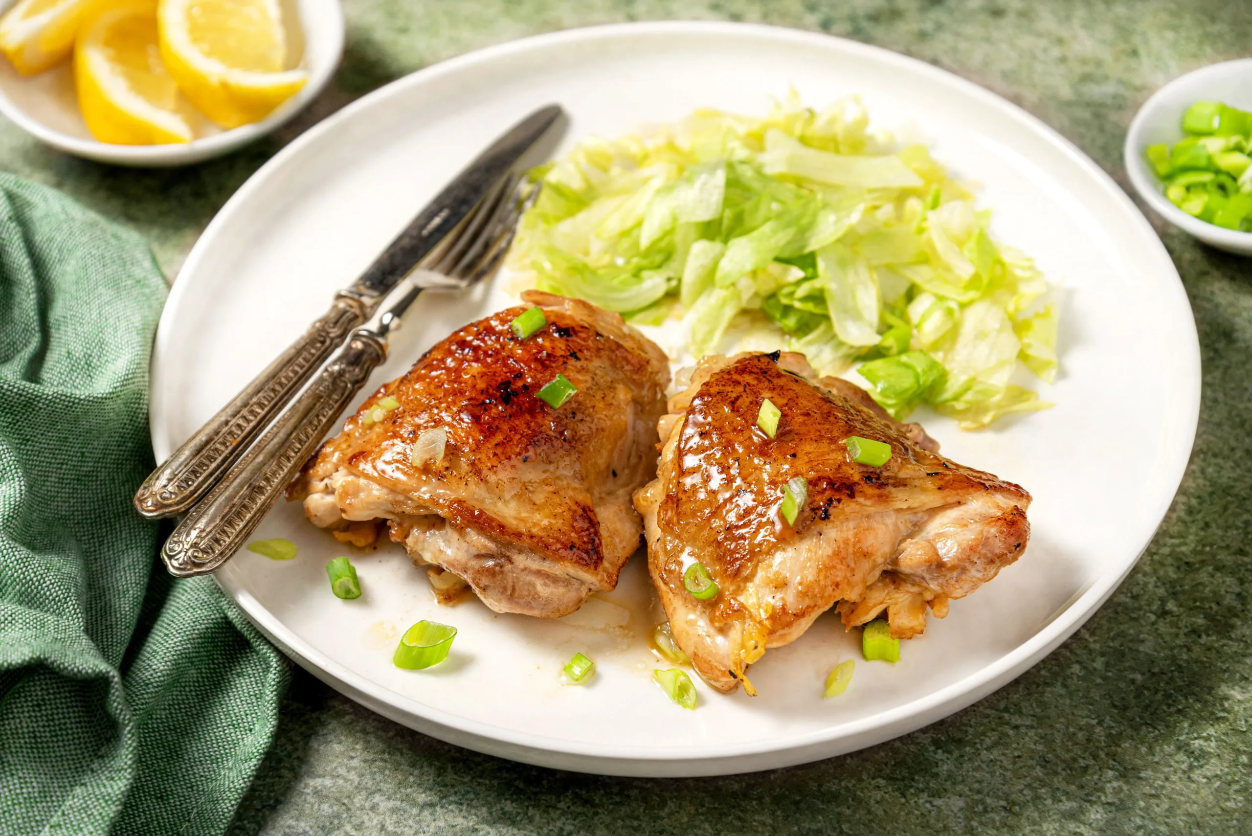 Lemon Ginger Chicken Thighs