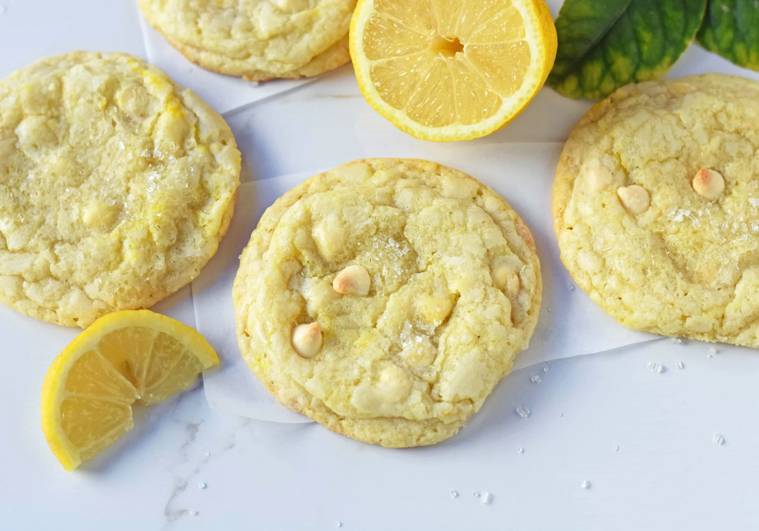 Lemon Nut White Chip Cookies