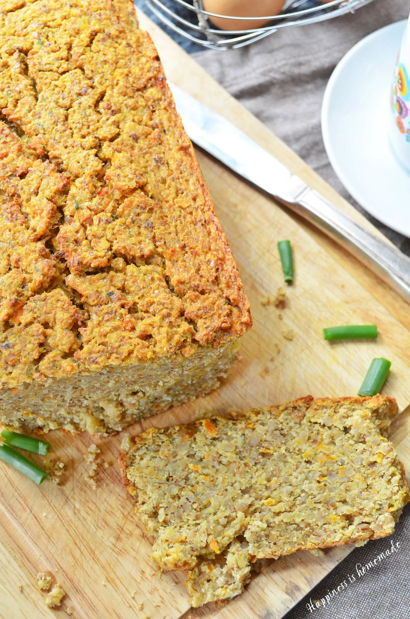 Lentil and Buckwheat Slice