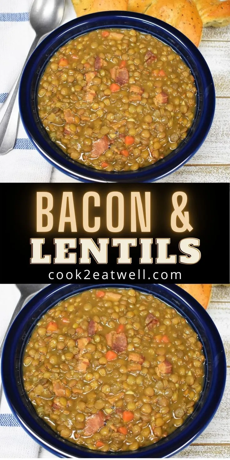 Lentil and Canadian Bacon Soup Crockpot