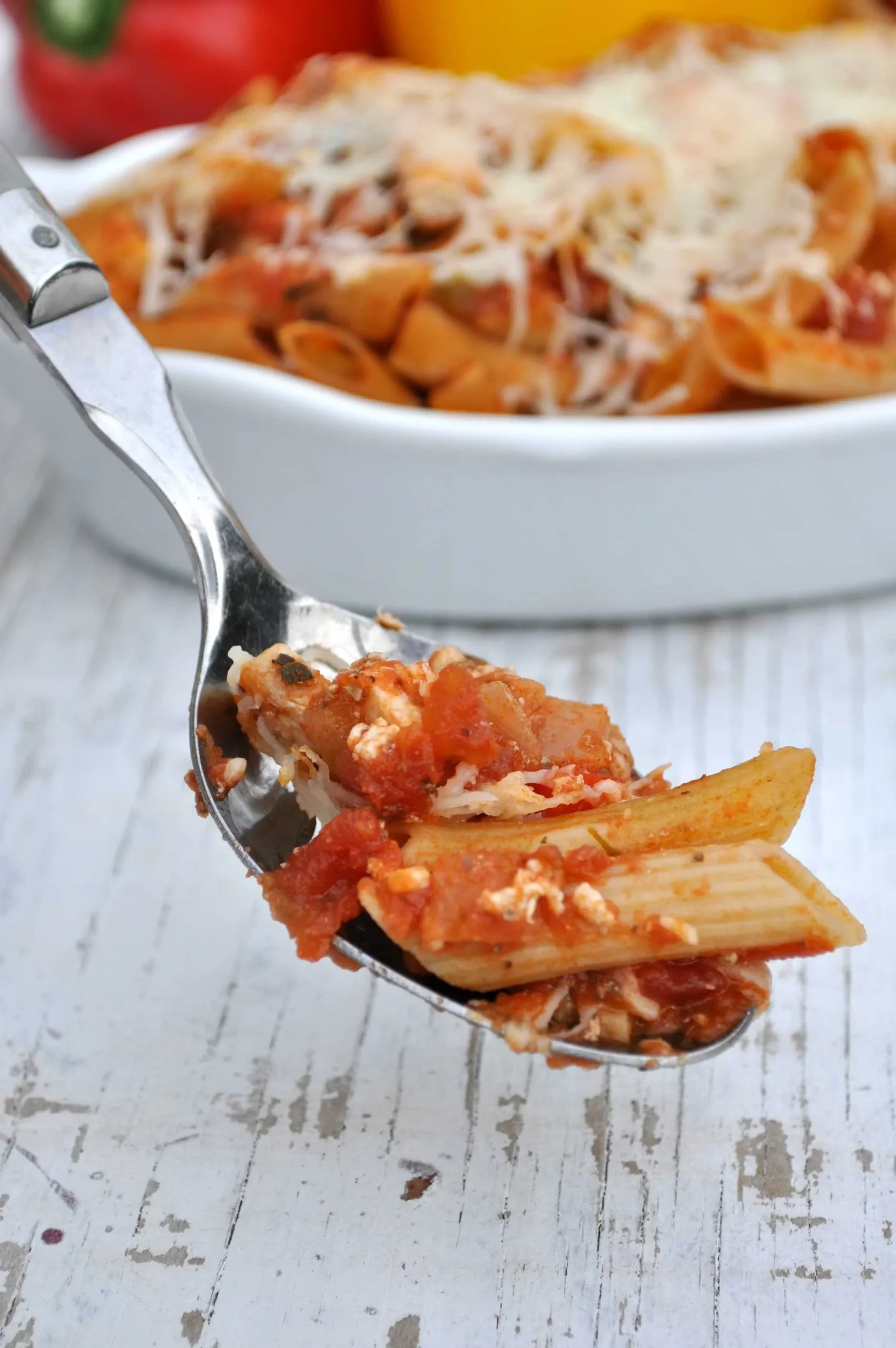 Lightened Up Buffalo Chicken Penne