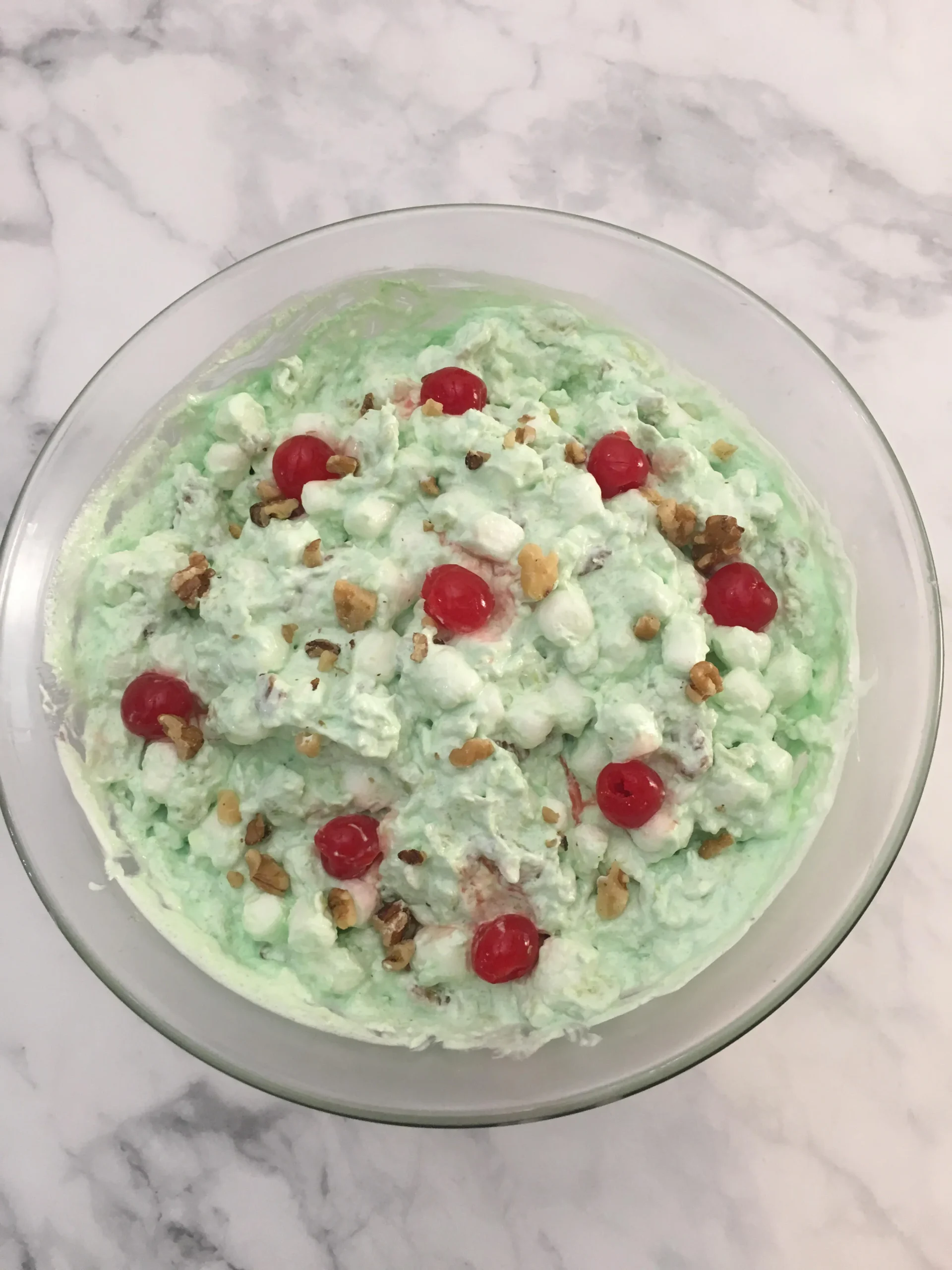 Lime Jello Salad with Cottage Cheese